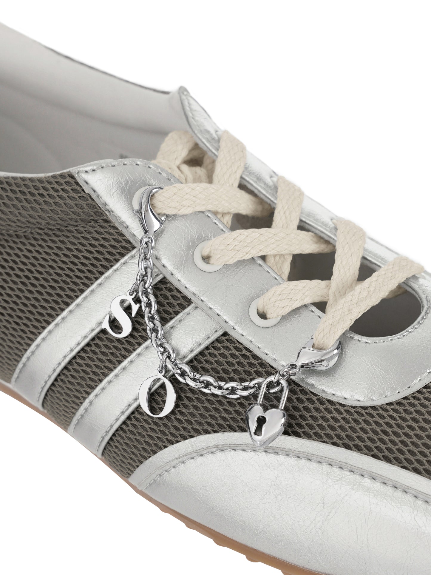 Morrow Square Sneakers · マロウ スクエア スニーカー(シルバー)