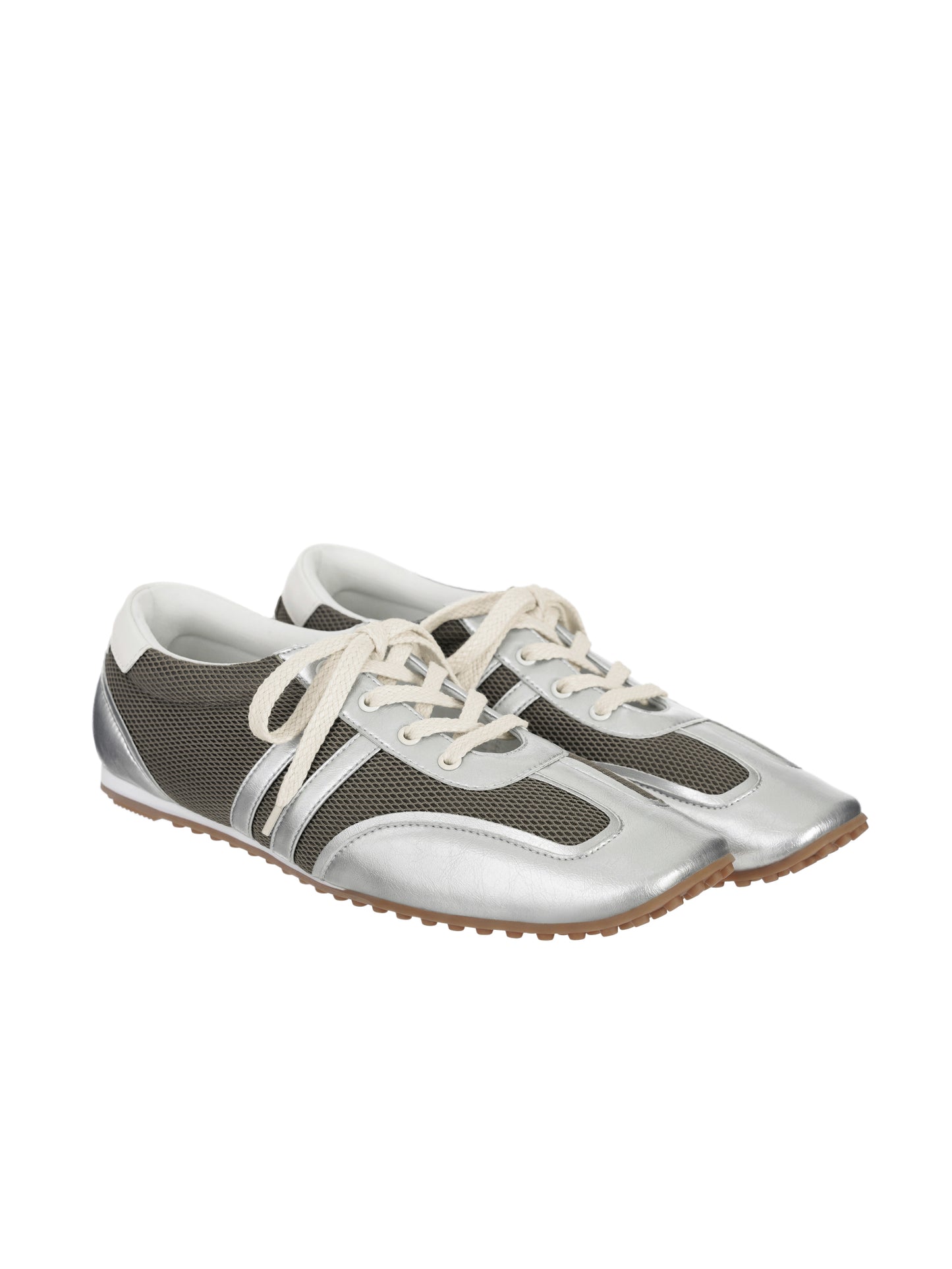 Morrow Square Sneakers · マロウ スクエア スニーカー(シルバー)
