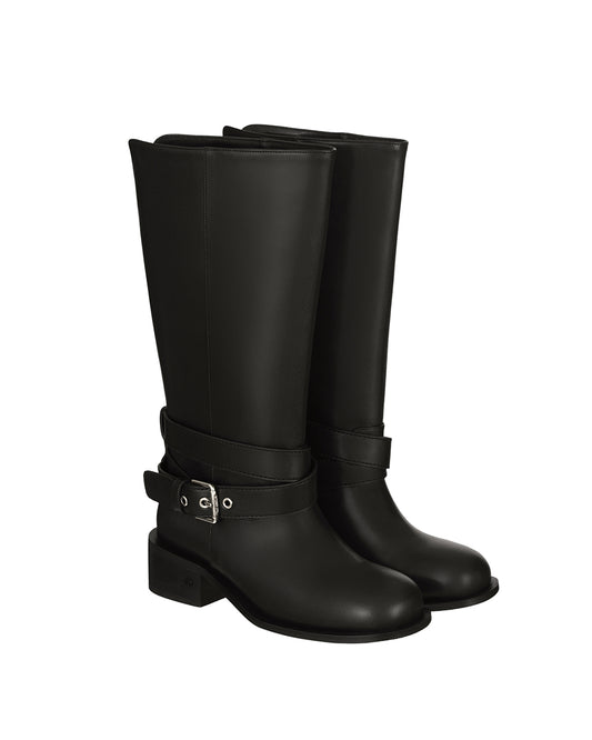 Belted Two Way Boots ・ ベルテッドツーウェーブーツ (ブラック)