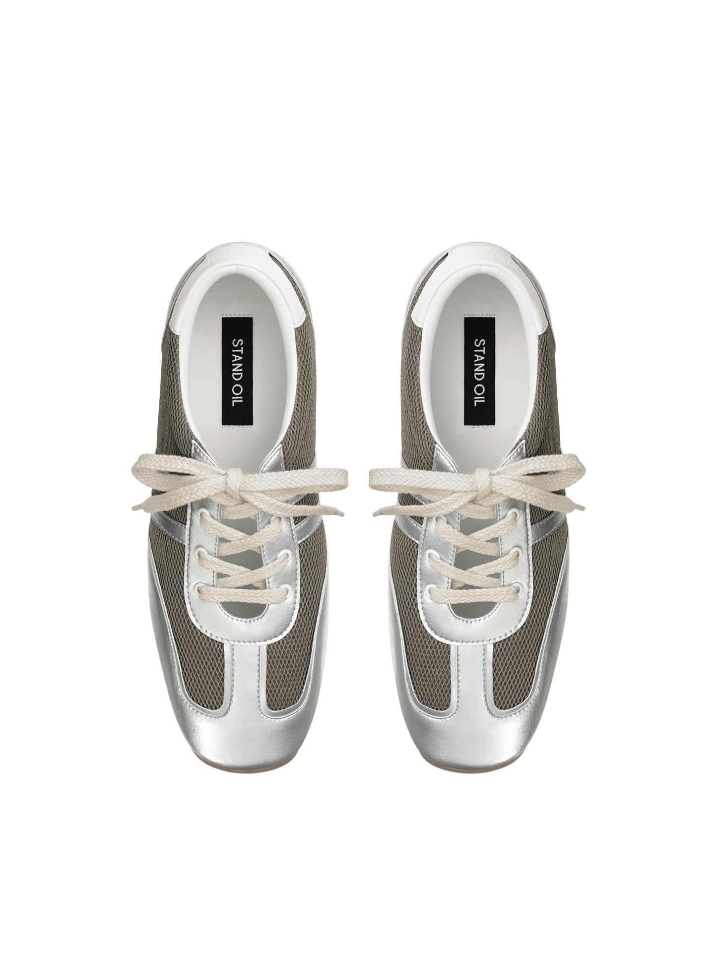 Morrow Square Sneakers · マロウ スクエア スニーカー(シルバー)