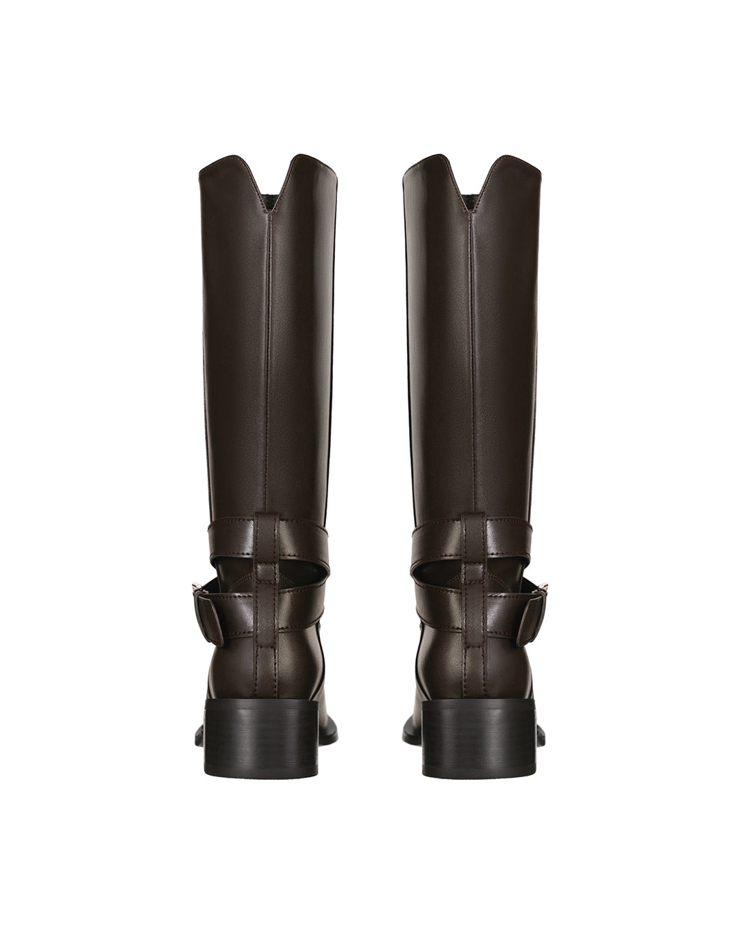 Belted Two Way Boots ・ ベルテッドツーウェーブーツ (マロン)