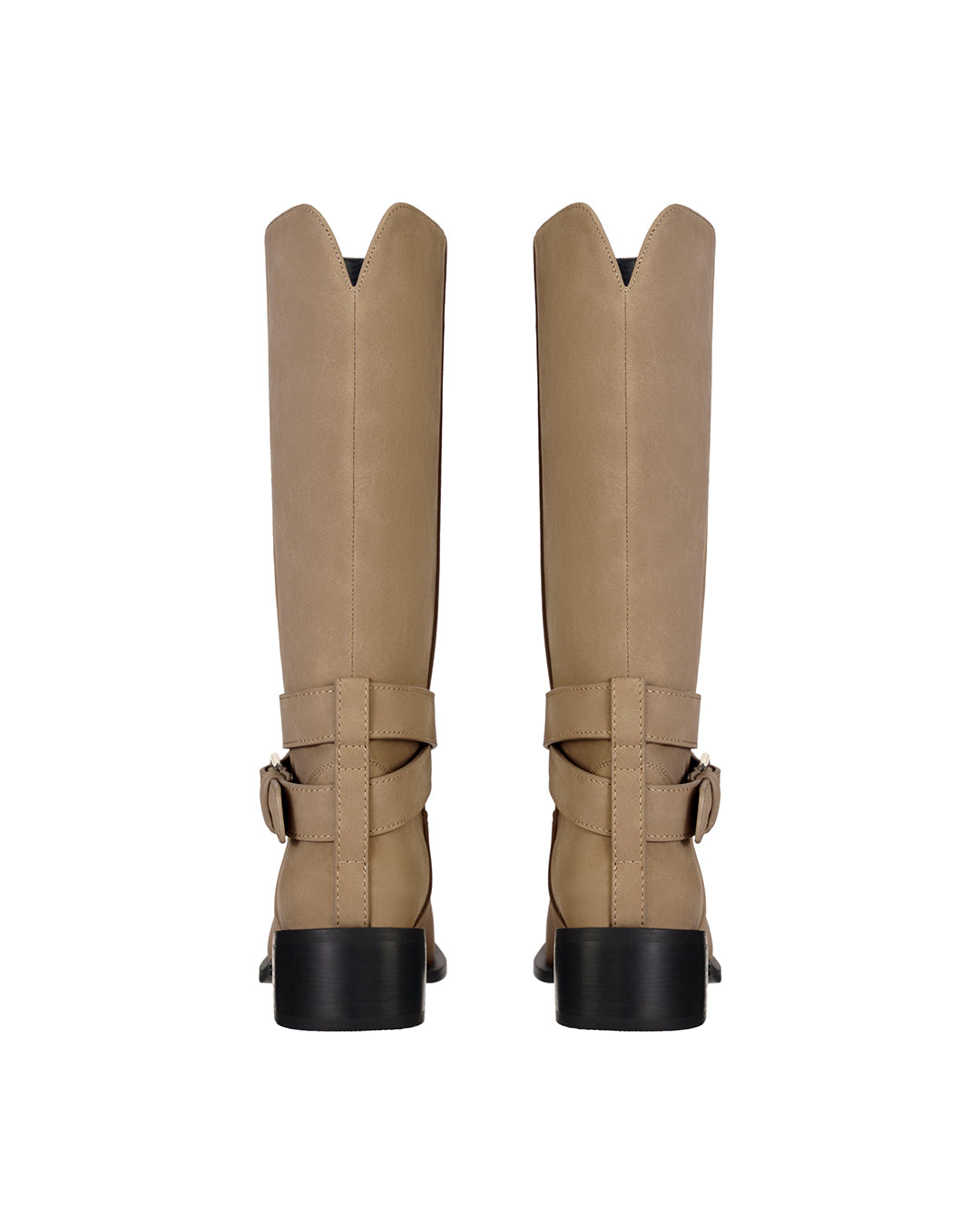 Belted Two Way Boots ・ ベルテッドツーウェーブーツ (キャメルベージュ)