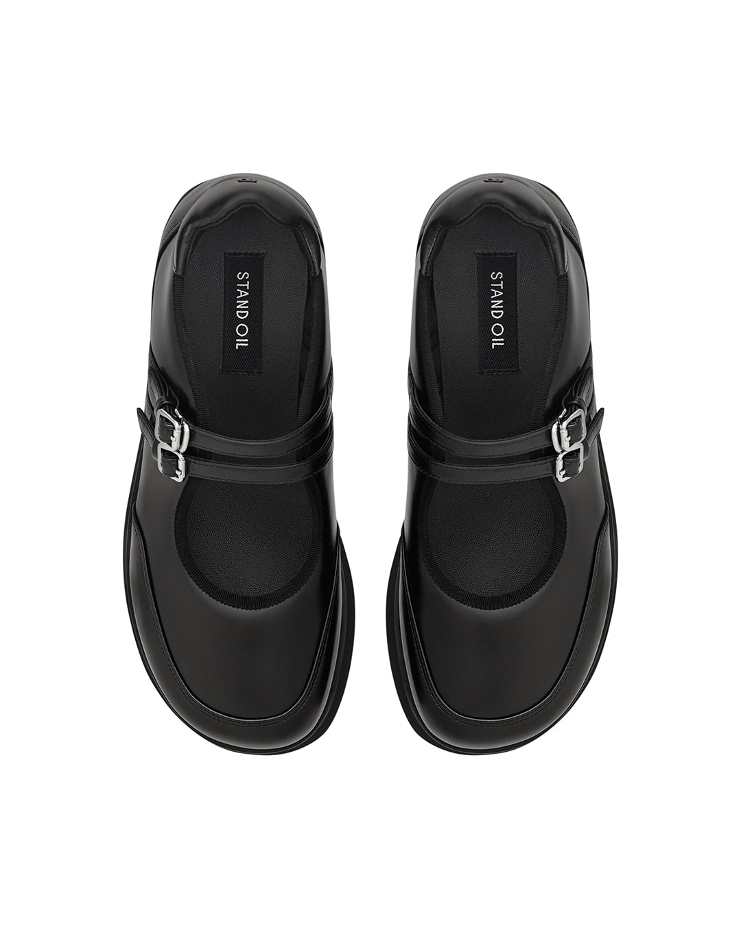 Hatched Platform Mary Jane ・ ヘチッドプラットフォームメリージェーン (ブラック)