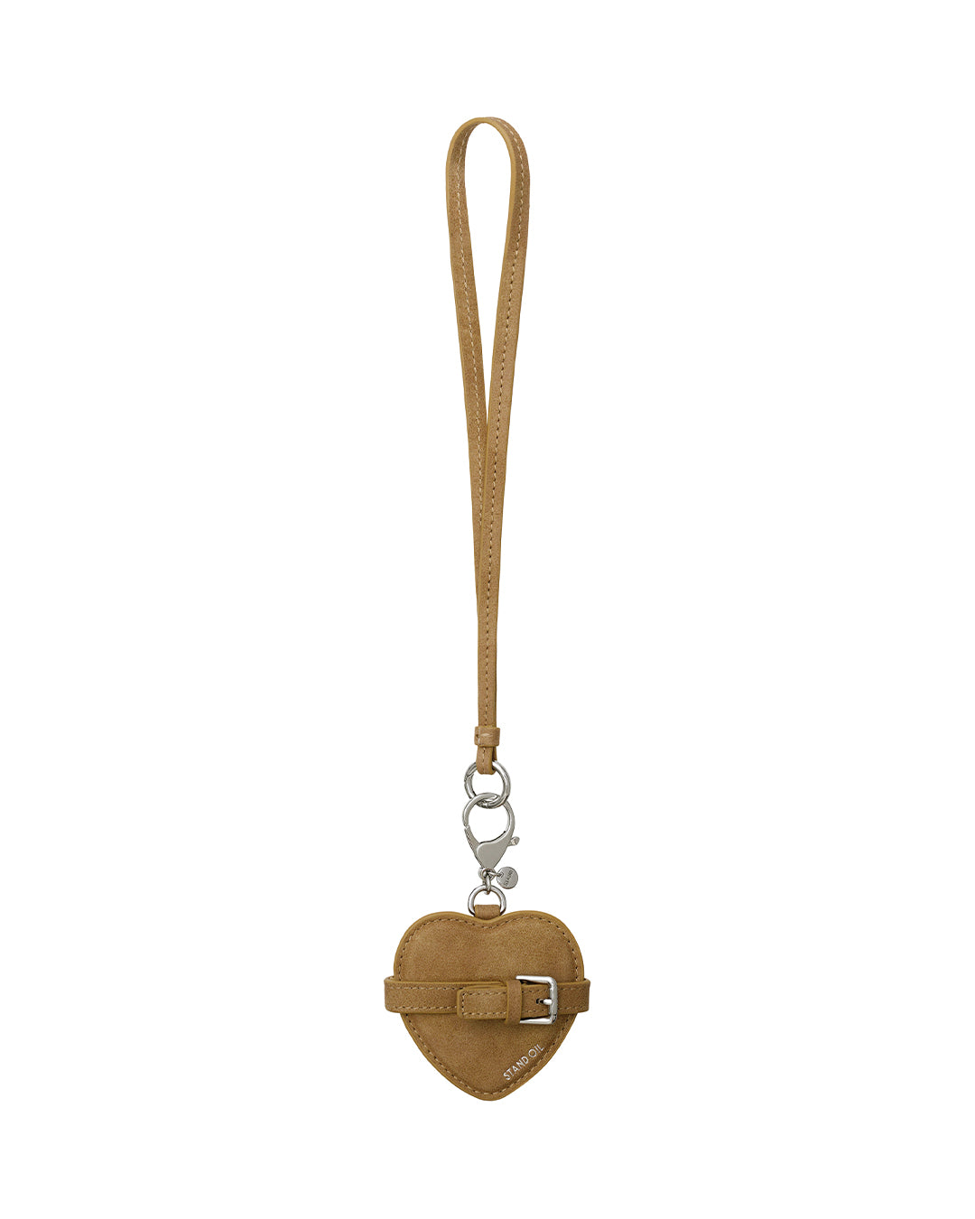 Belted Mirror Keyring · ベルテッドミラーキーリング (キャメル)