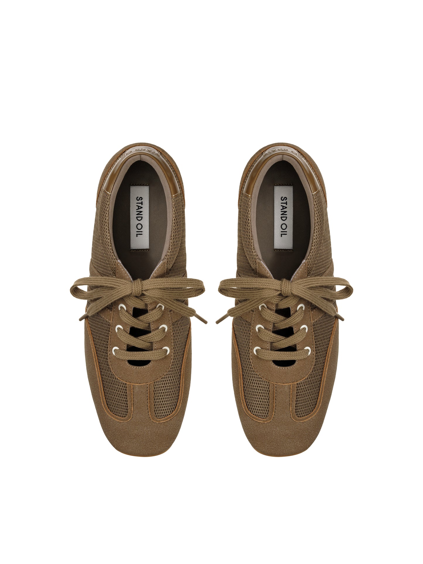 Morrow Square Sneakers · マロウ スクエア スニーカー (ブラウン)