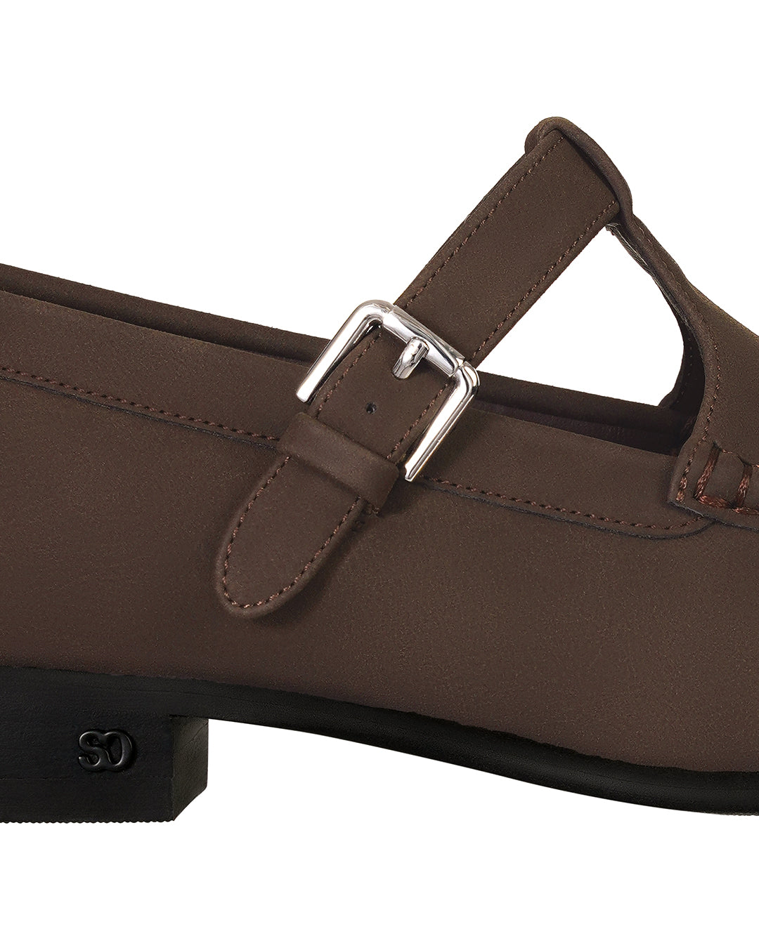 Jane T Strap Loafer ・ ジェーンティーストラップローファー (マロン)