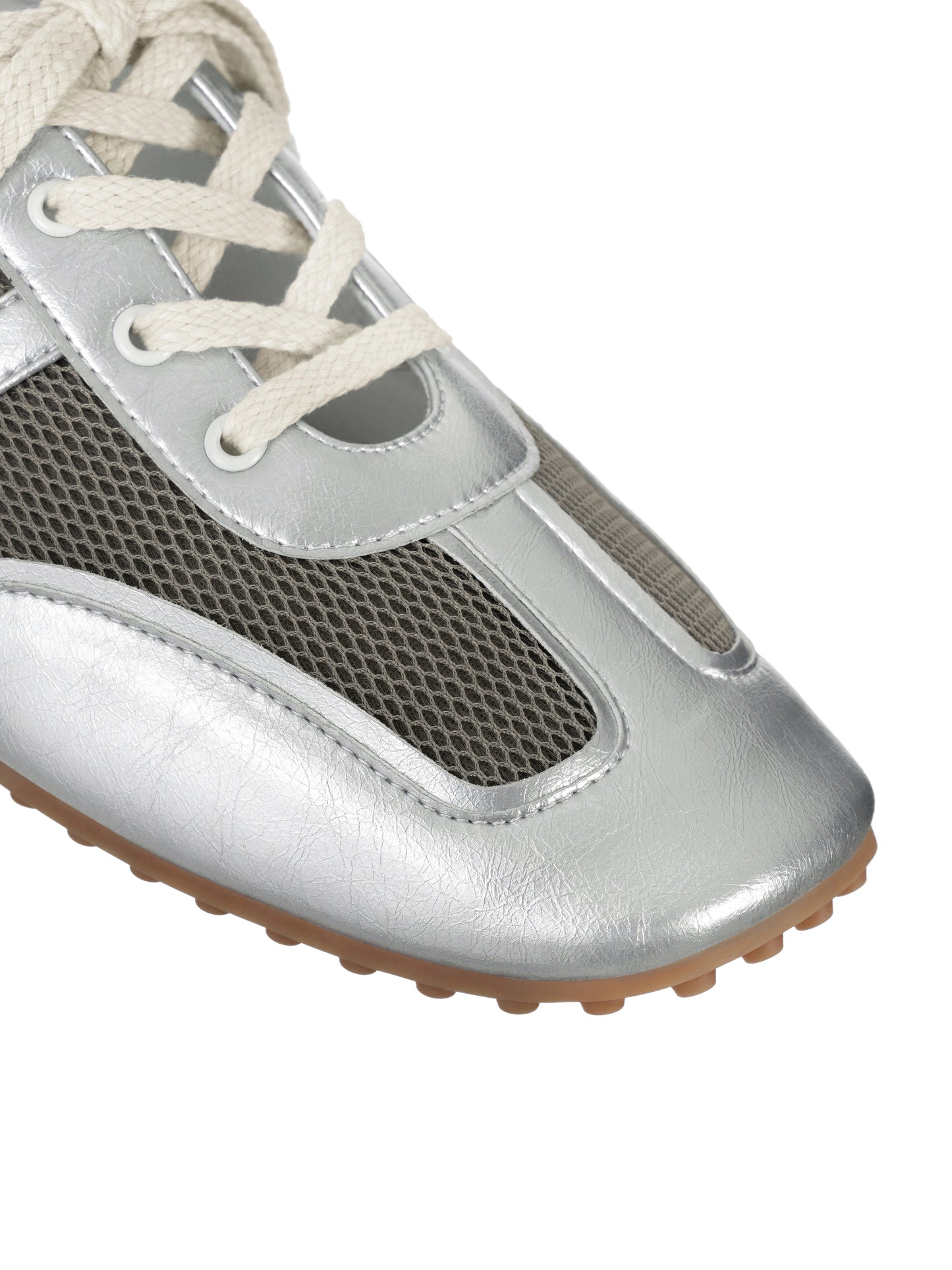 Morrow Square Sneakers · マロウ スクエア スニーカー(シルバー)