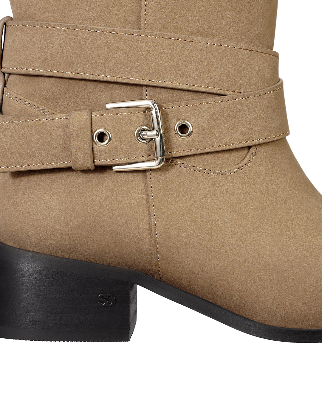 Belted Two Way Boots ・ ベルテッドツーウェーブーツ (キャメルベージュ)