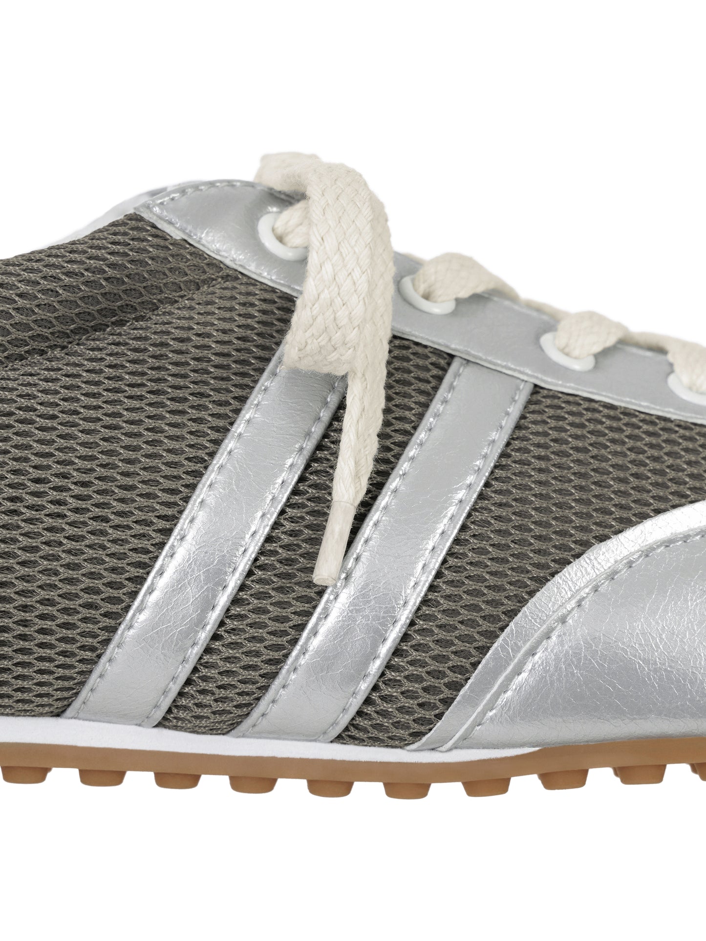 Morrow Square Sneakers · マロウ スクエア スニーカー(シルバー)
