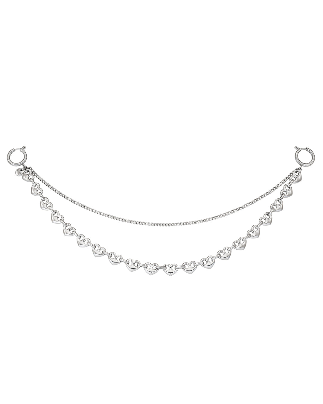 Dual Chain Keyring · デュアルチェーンキーリング (シルバー)