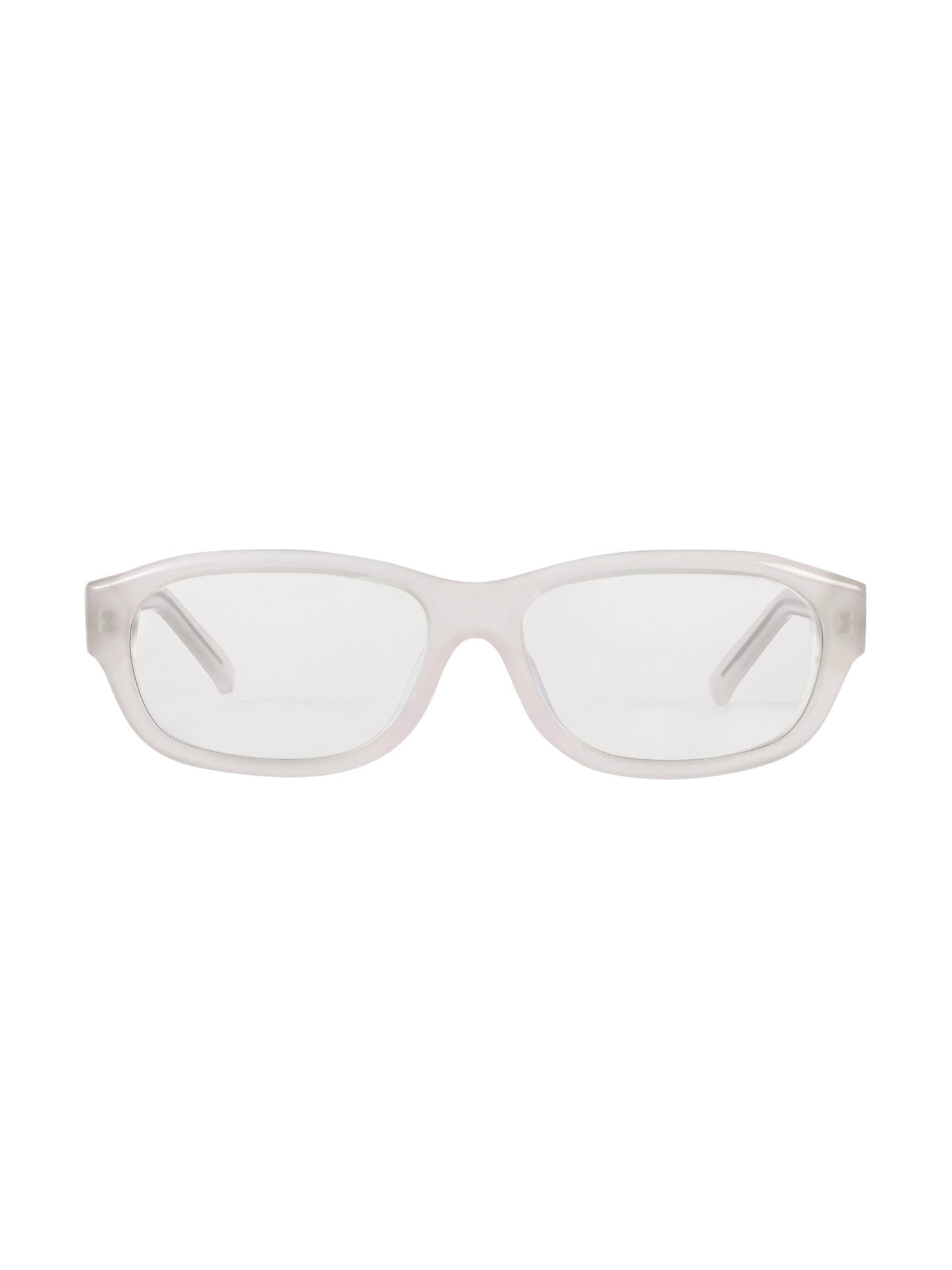 Curved Glow Sunglasses · カーブグローサングラス（クリーム）