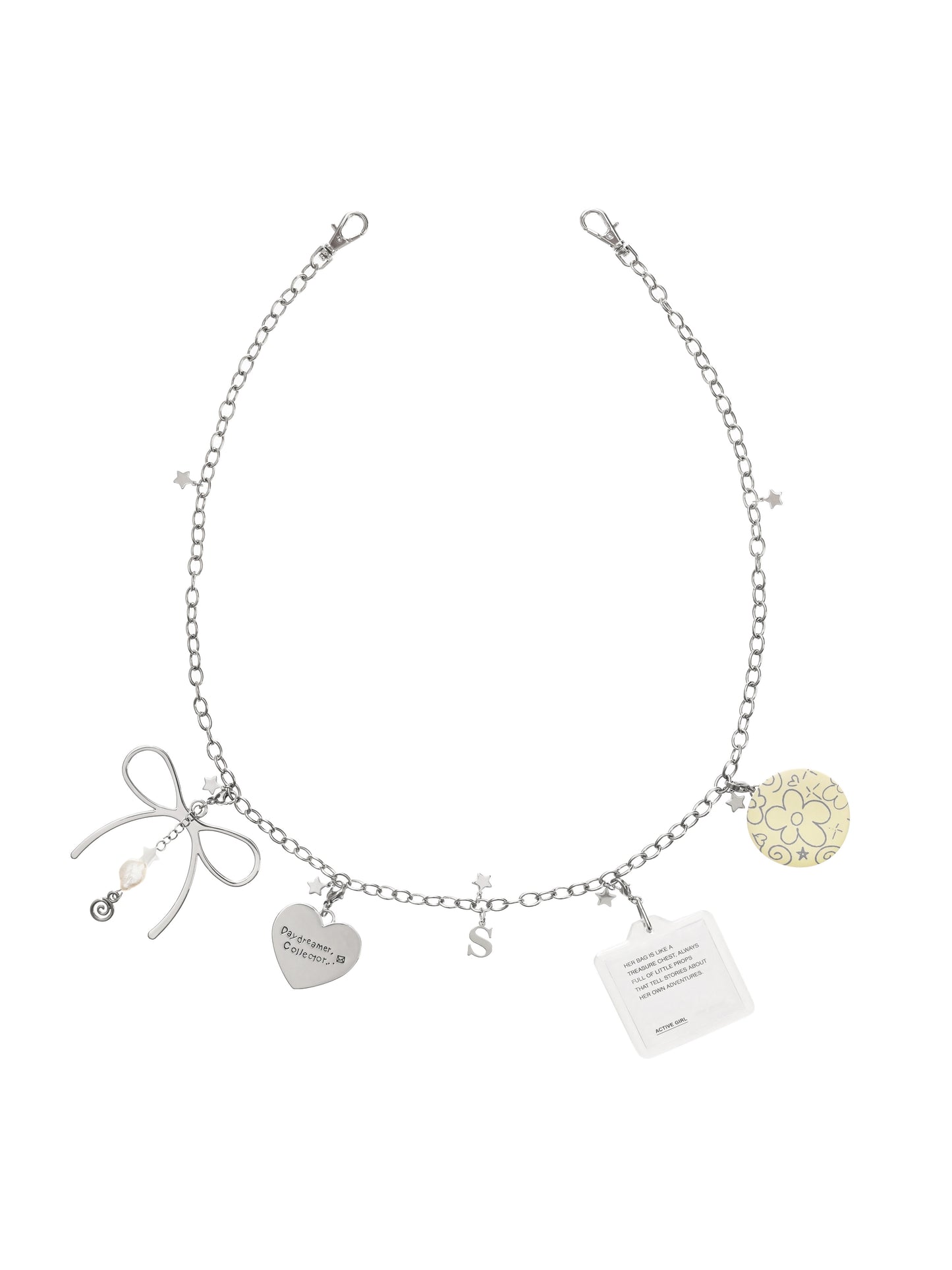 Multi-Charm Chain Keyring・マルチチャームチェーンキーリング（シルバー）