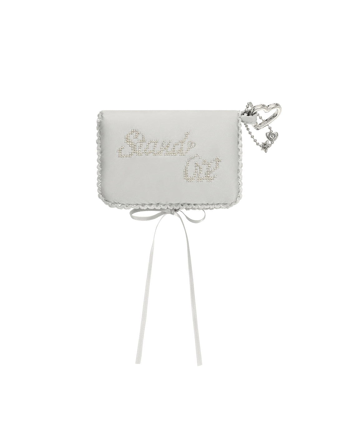 Memory Fluffy Keyring ・ メモリーフラッフィーキーリング (シルバー)