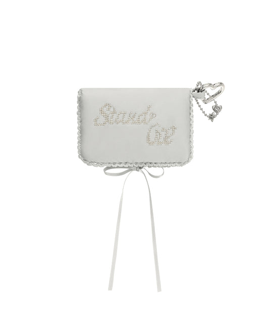 Memory Fluffy Keyring ・ メモリーフラッフィーキーリング (シルバー)