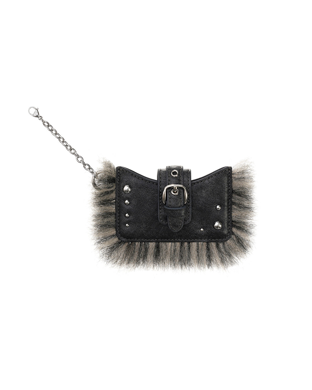 Stud Fur Keyring・スタッドファーキーリング（ダークグレー）