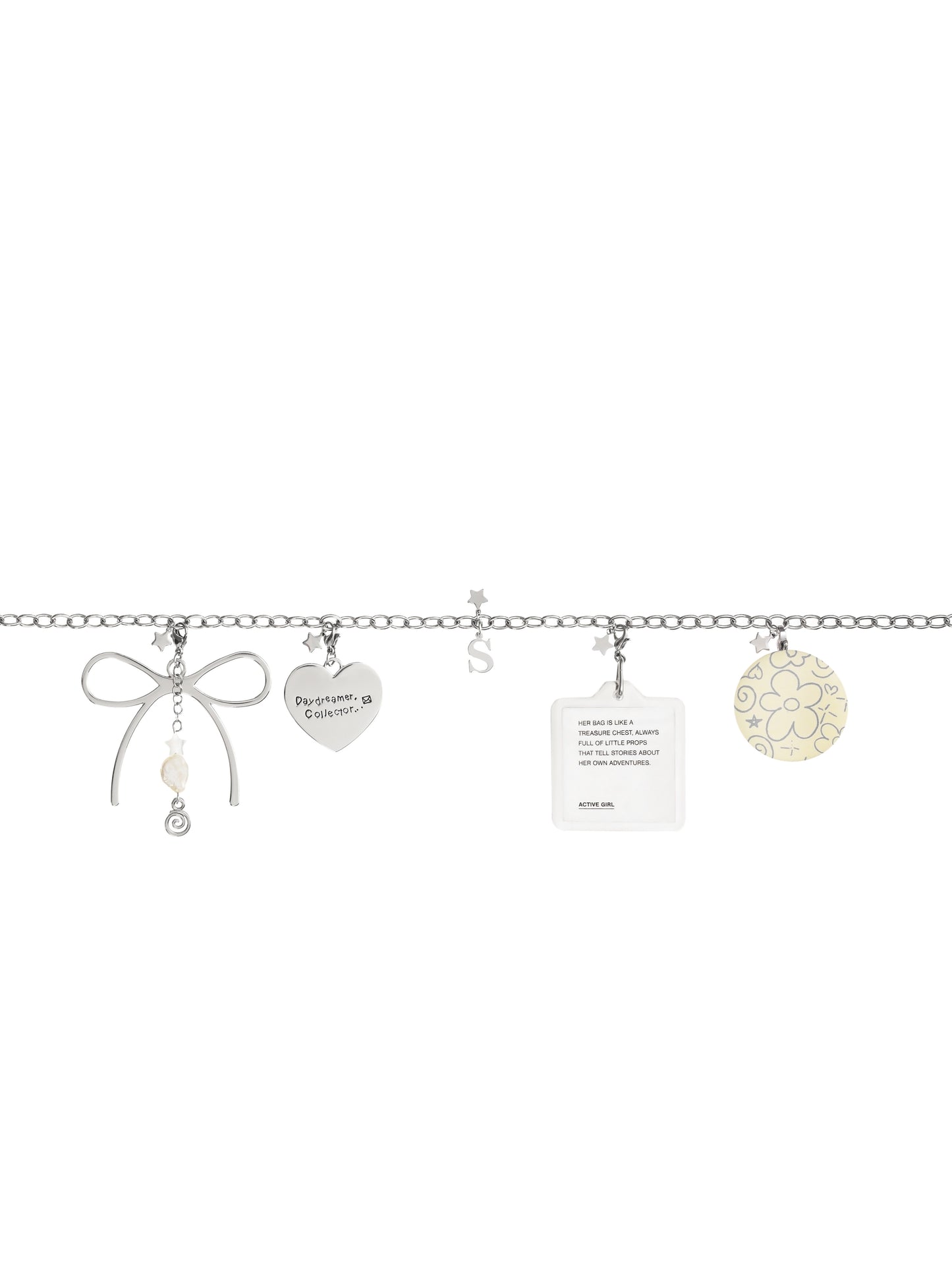 Multi-Charm Chain Keyring・マルチチャームチェーンキーリング（シルバー）