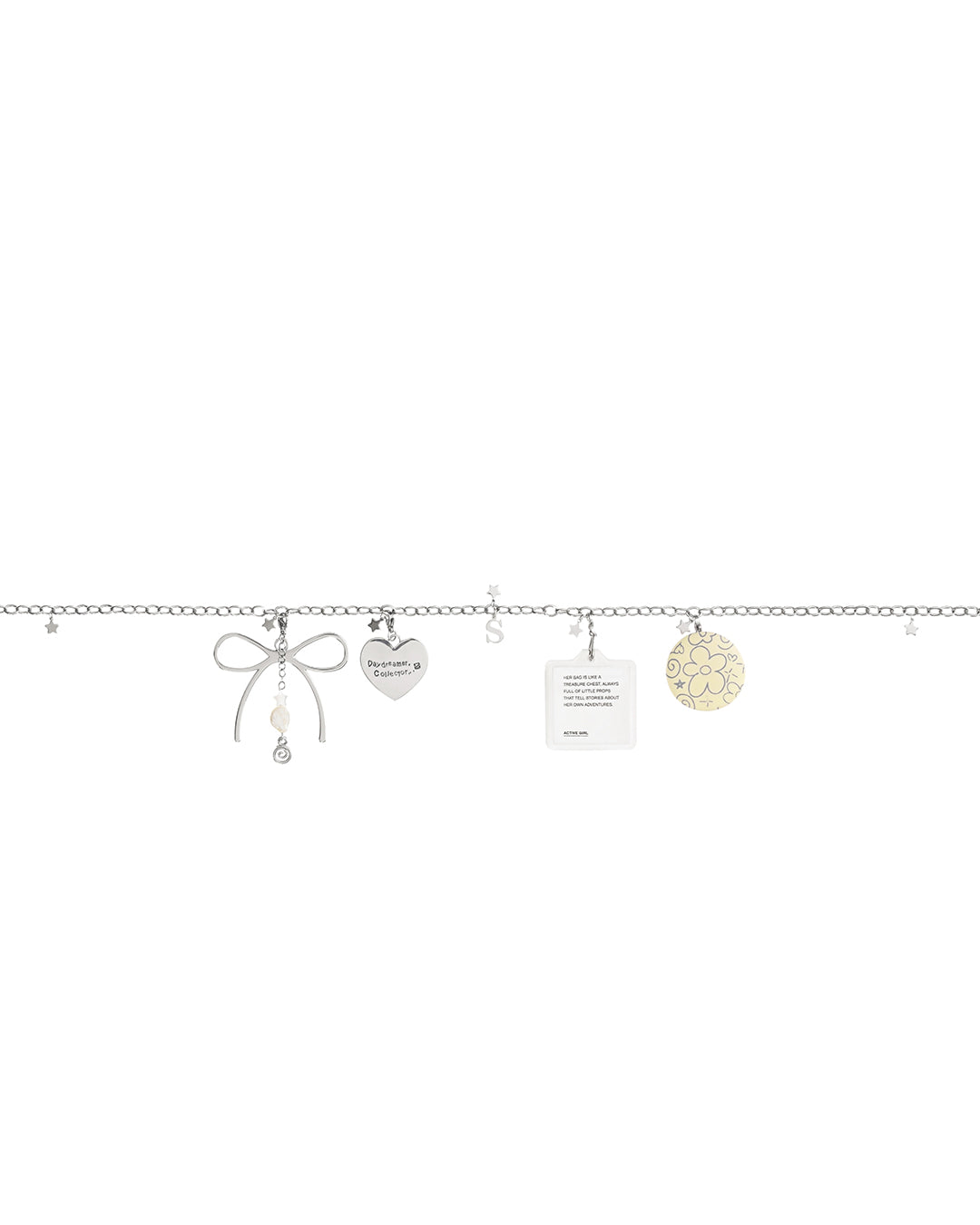 Multi-Charm Chain Keyring・マルチチャームチェーンキーリング（シルバー）