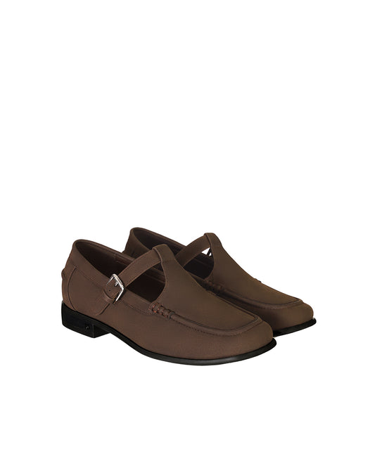 Jane T Strap Loafer ・ ジェーンティーストラップローファー (マロン)