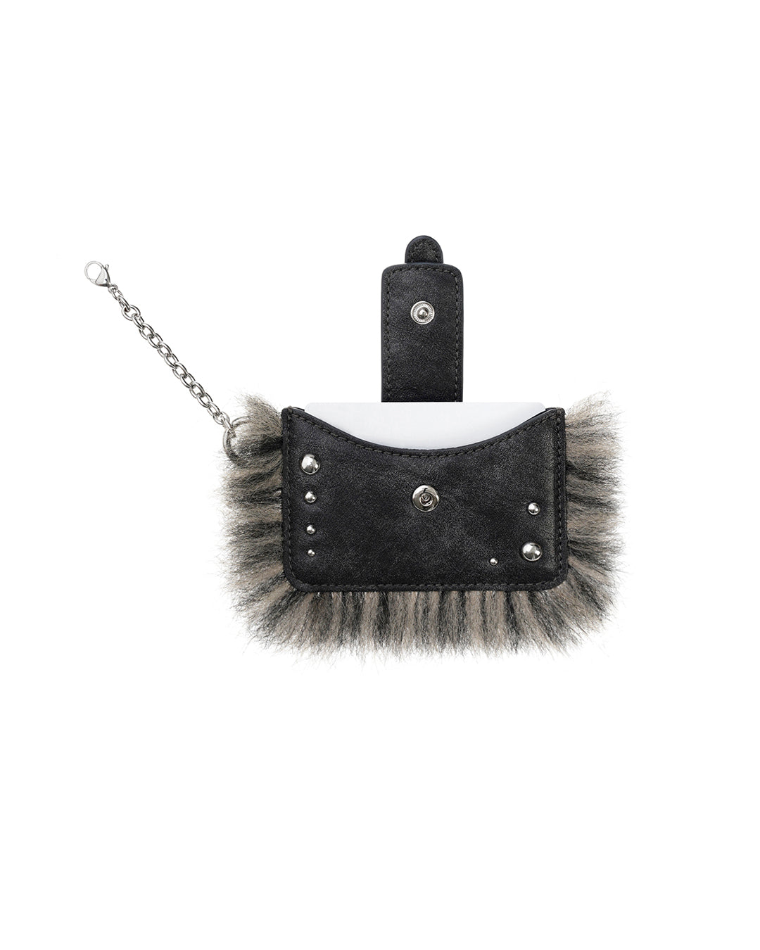Stud Fur Keyring・スタッドファーキーリング（ダークグレー）