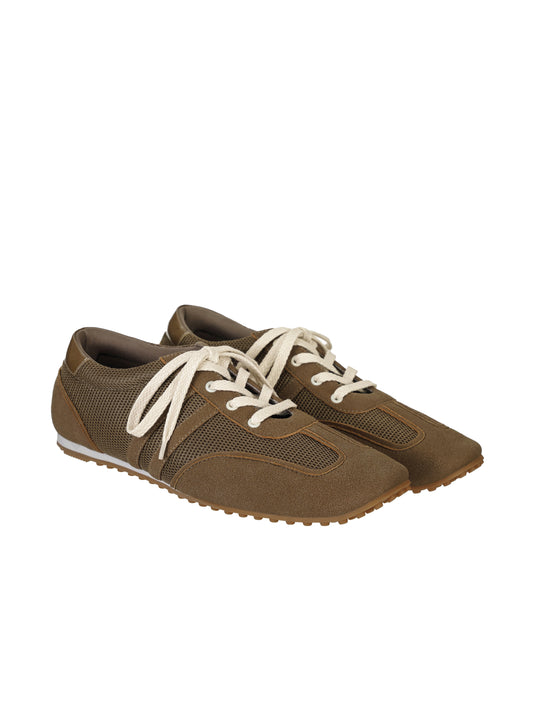 Morrow Square Sneakers · マロウ スクエア スニーカー （ブラウン）