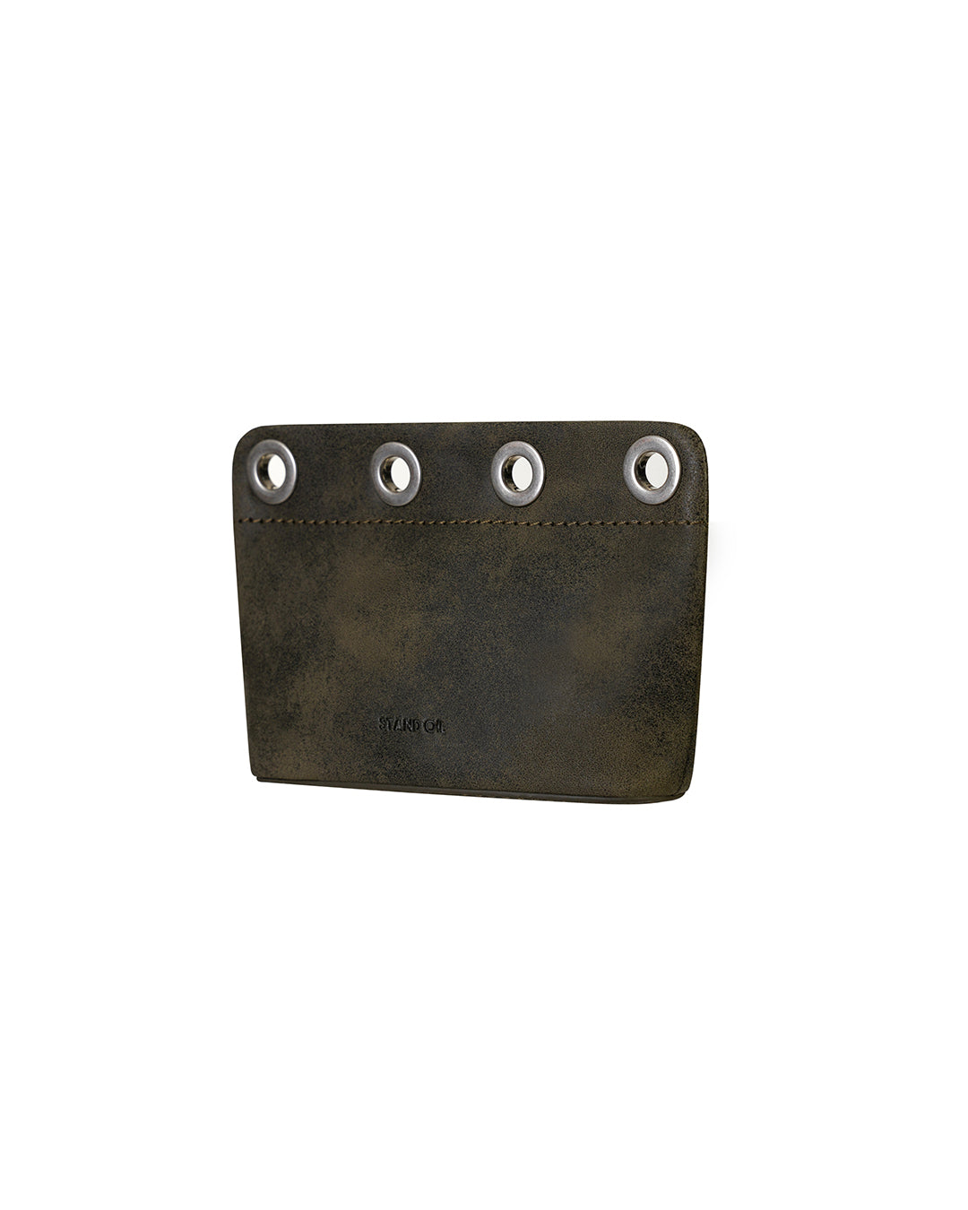 Loop Eyelet Pouch・ループアイレットポーチ（ウォッシュドブラウン）