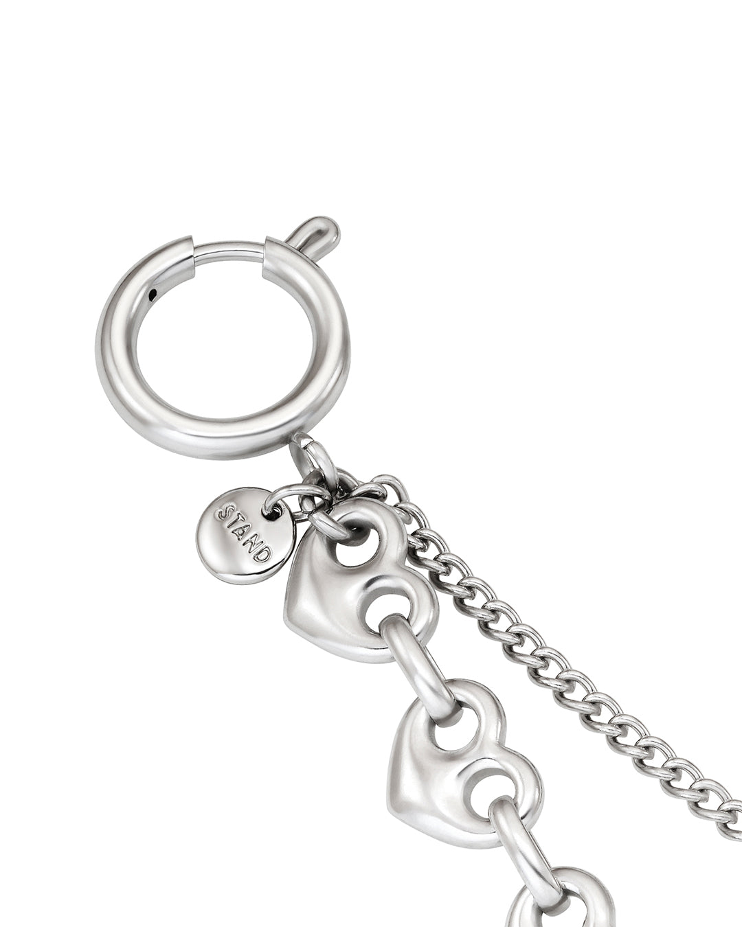 Dual Chain Keyring · デュアルチェーンキーリング (シルバー)