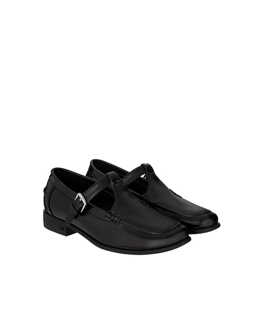 Jane T Strap Loafer ・ ジェーンティーストラップローファー (ブラック)