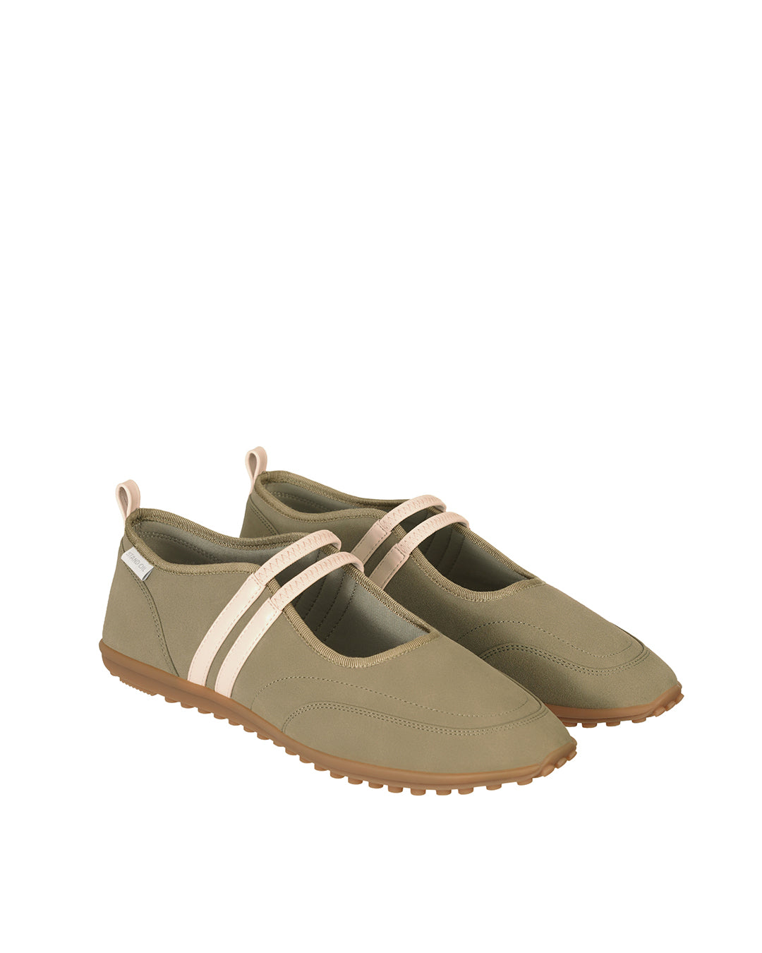 Strap Mary Jane Sneakers · ストラップ メリージェーン スニーカー（カーキコンビ）