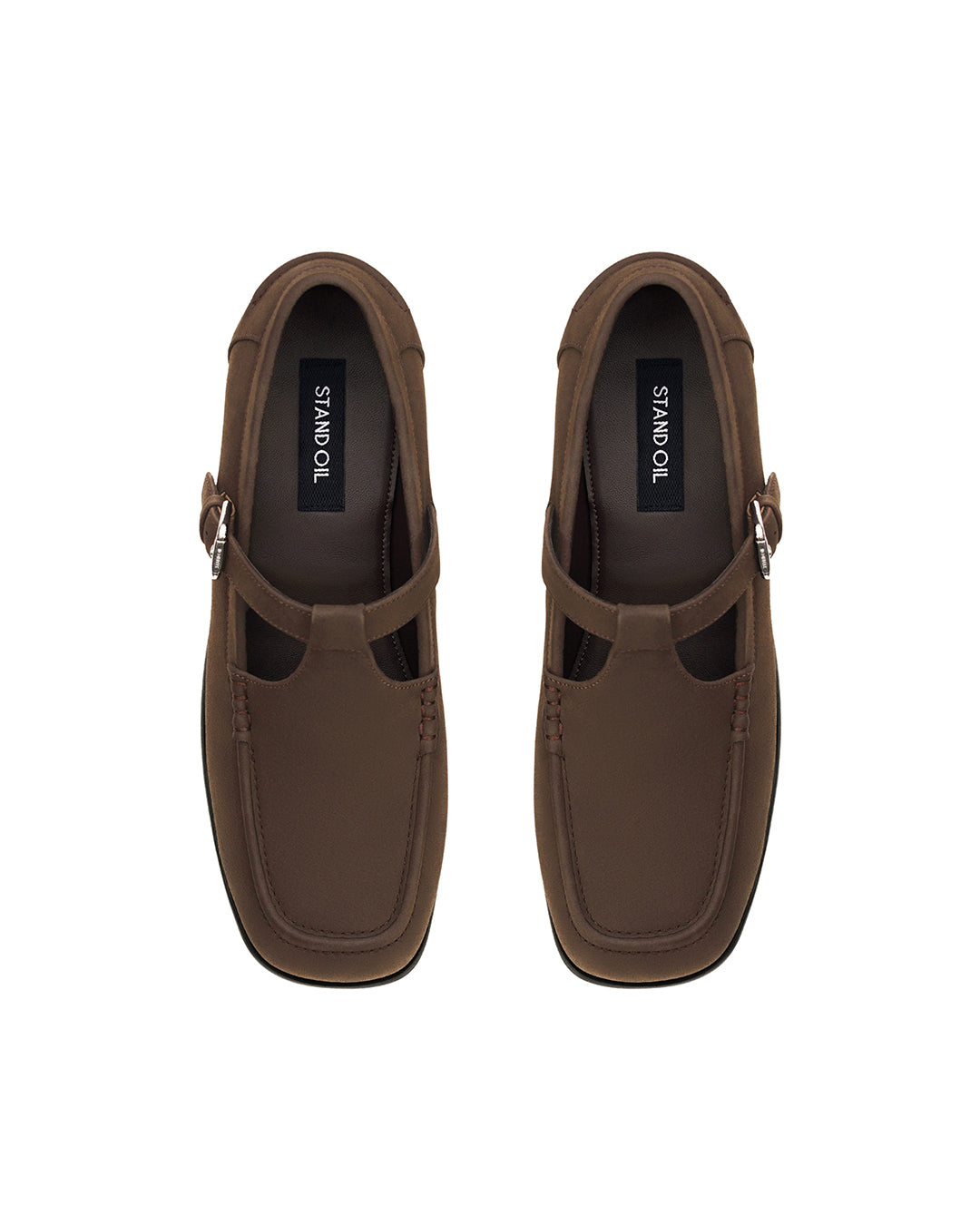 Jane T Strap Loafer ・ ジェーンティーストラップローファー (マロン)
