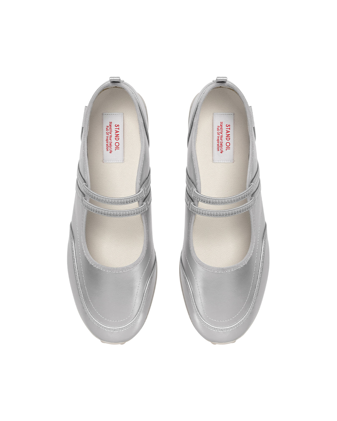 Strap Mary Jane Sneakers · ストラップ メリージェーン スニーカー（シルバー）