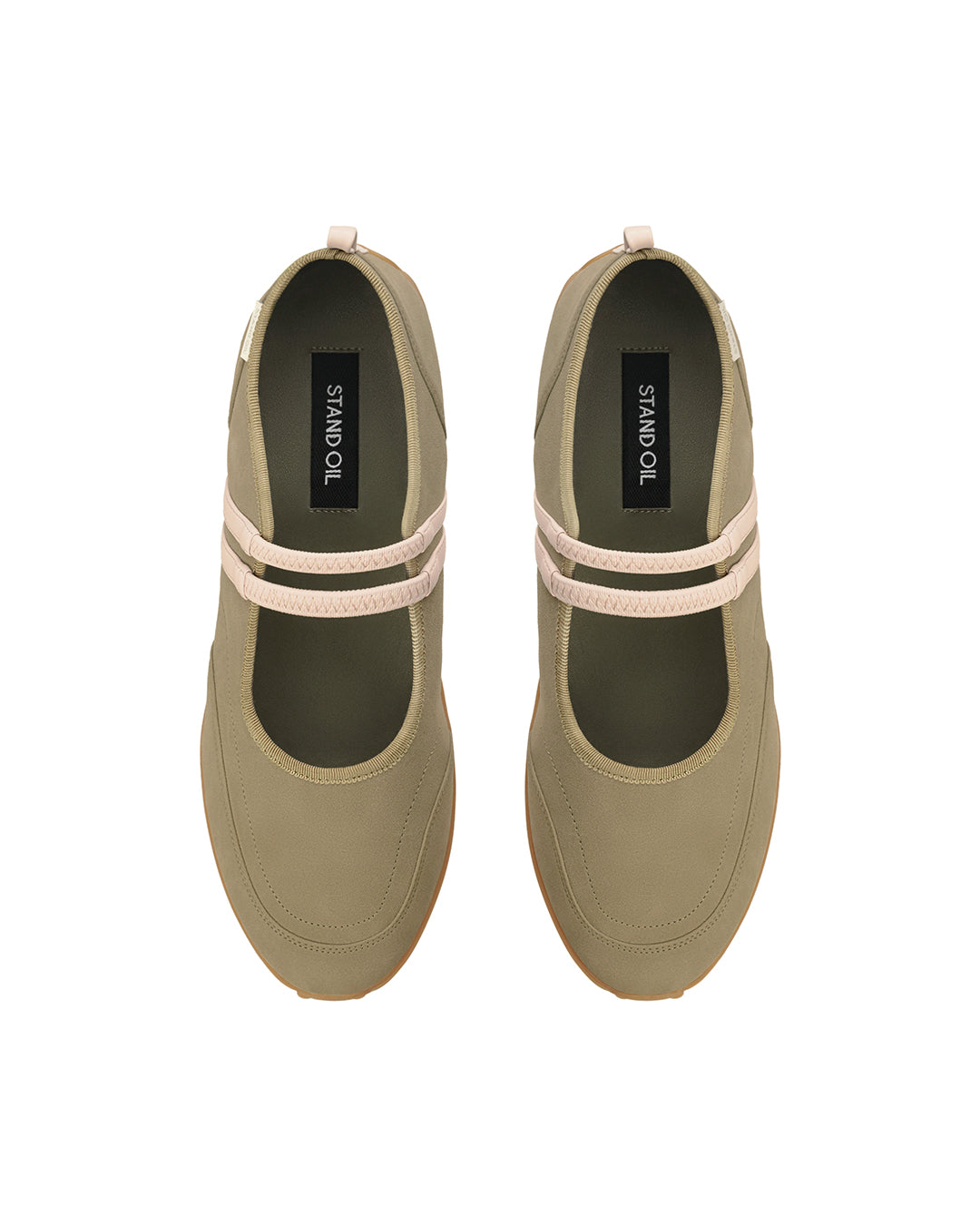 Strap Mary Jane Sneakers · ストラップ メリージェーン スニーカー（カーキコンビ）