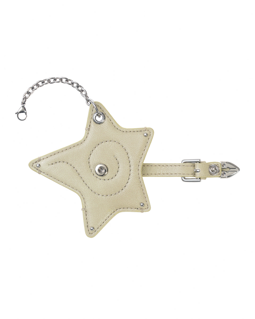 希少【極上美品】スチューベン芸術品　クリスタル　スターストゥリーム流星　オブジェ Cosmic Star Keyring · コスミックスターキーリング (オリーブ