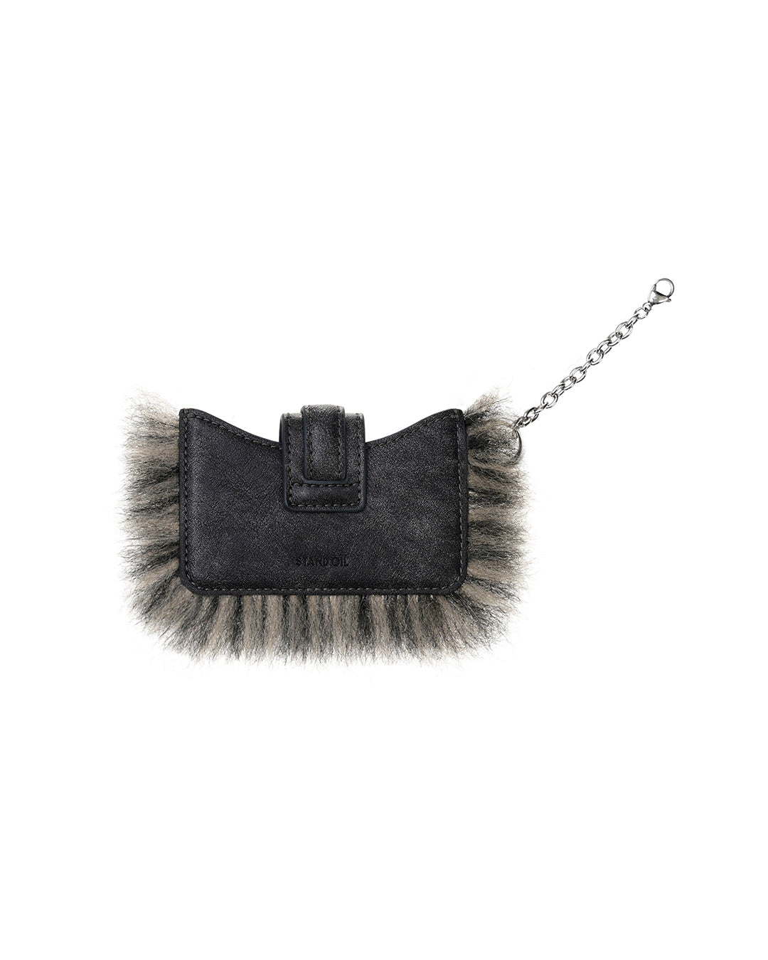 Stud Fur Keyring・スタッドファーキーリング（ダークグレー）