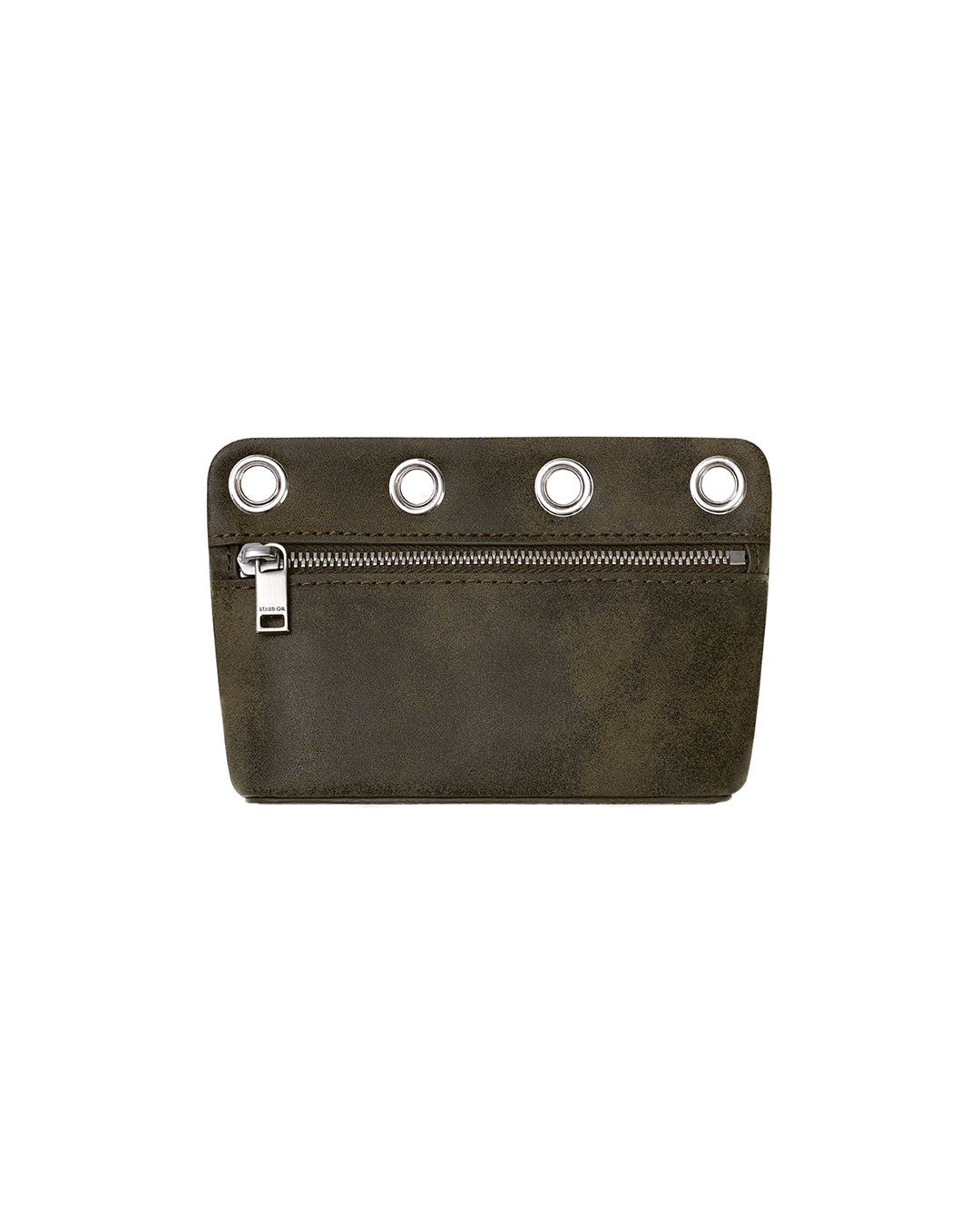 Loop Eyelet Pouch・ループアイレットポーチ（ウォッシュドブラウン）