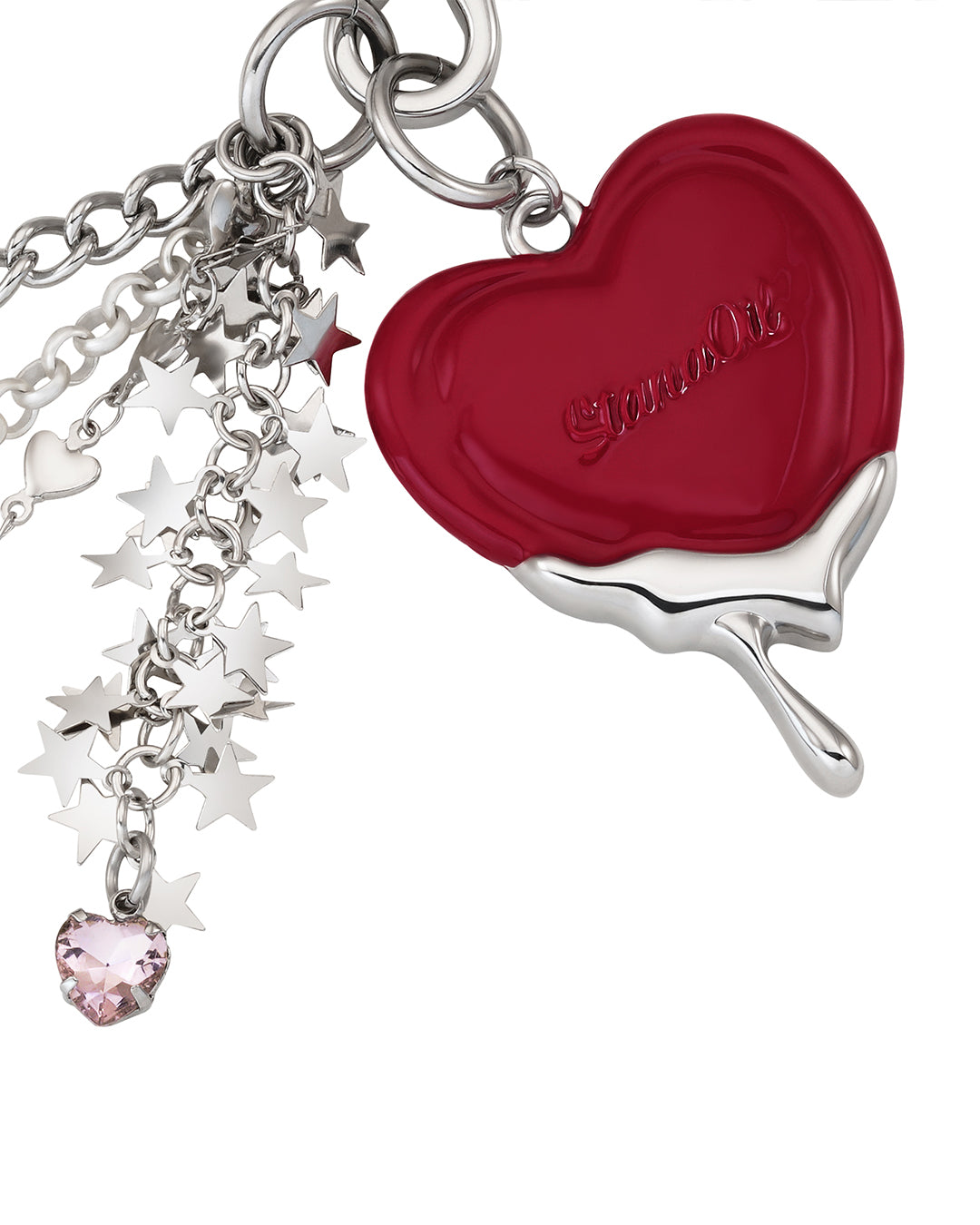[Japan Exclusive] Melting Heart Keyring · メルティングハートキーリング(シルバー)