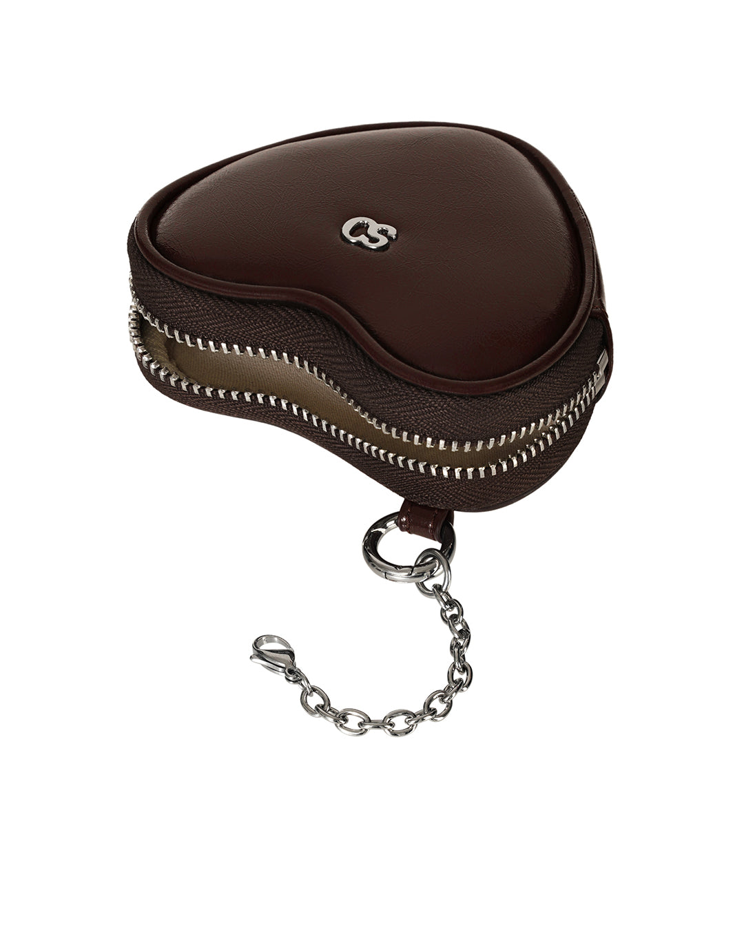 Heart Pods Keyring ・ ハートポッドキーリング (マロン)