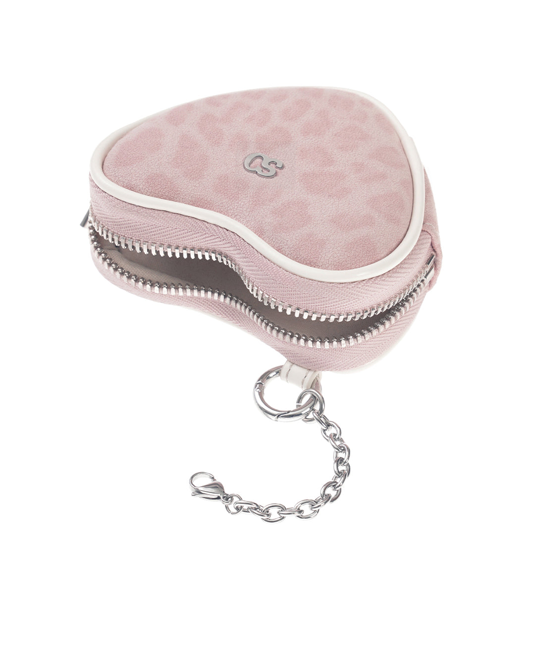 [Japan Exclusive] Heart Pods Keyring · ハートポッドキーリング (レオパードピンク)
