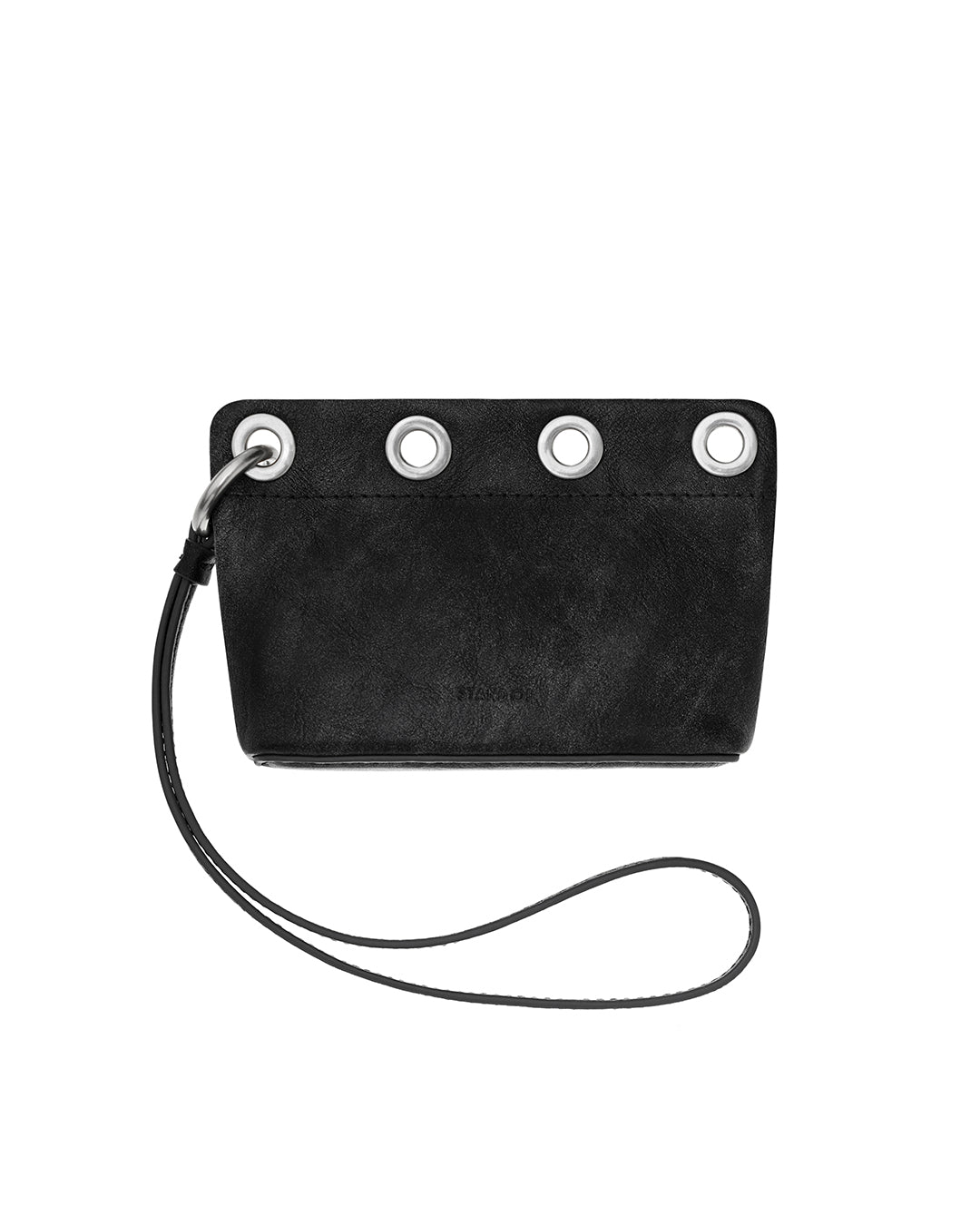Loop Eyelet Pouch・ループアイレットポーチ（ダークグレー）