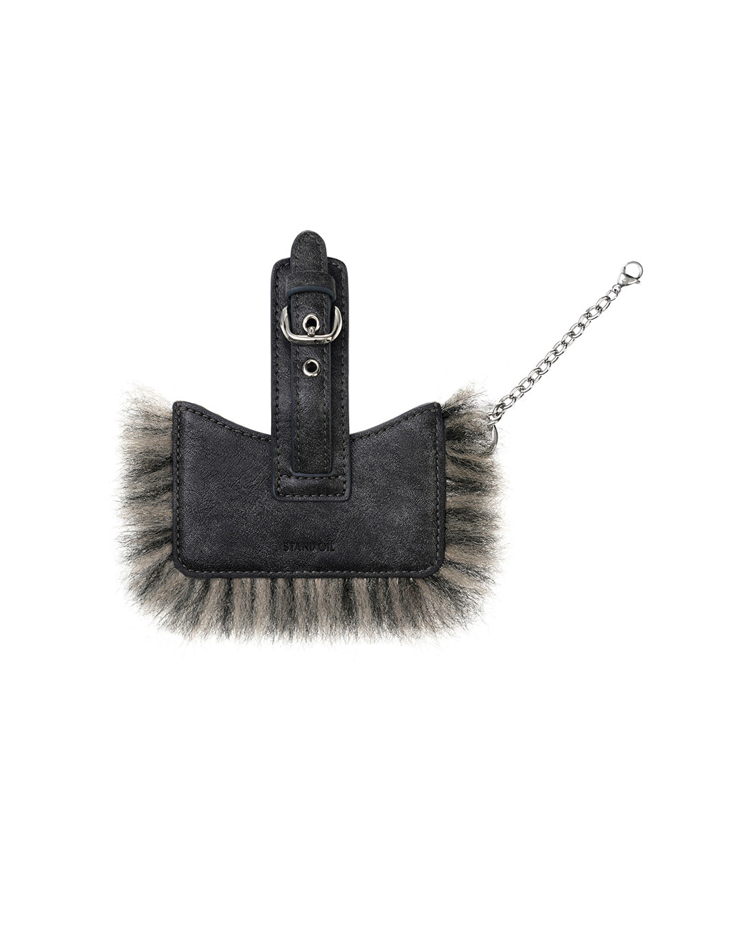 Stud Fur Keyring・スタッドファーキーリング（ダークグレー）