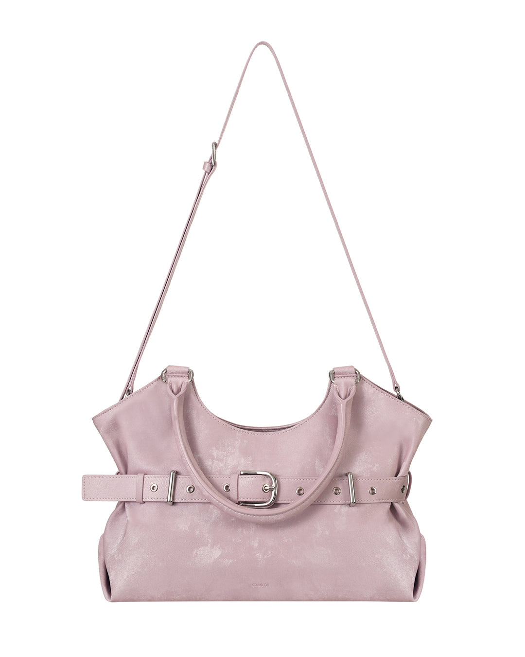 Stand oil 薄いピンク ベルト付きショルダーバッグ Lene Bag · レネバッグ (ピンク) – Stand Oil Japan