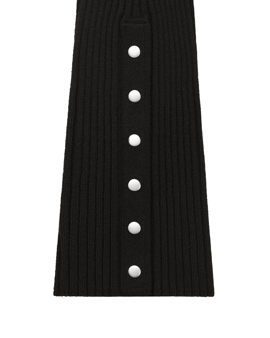 Snap Knit Leg Warmer ・ スナップニットレッグウォーマー (ブラック)
