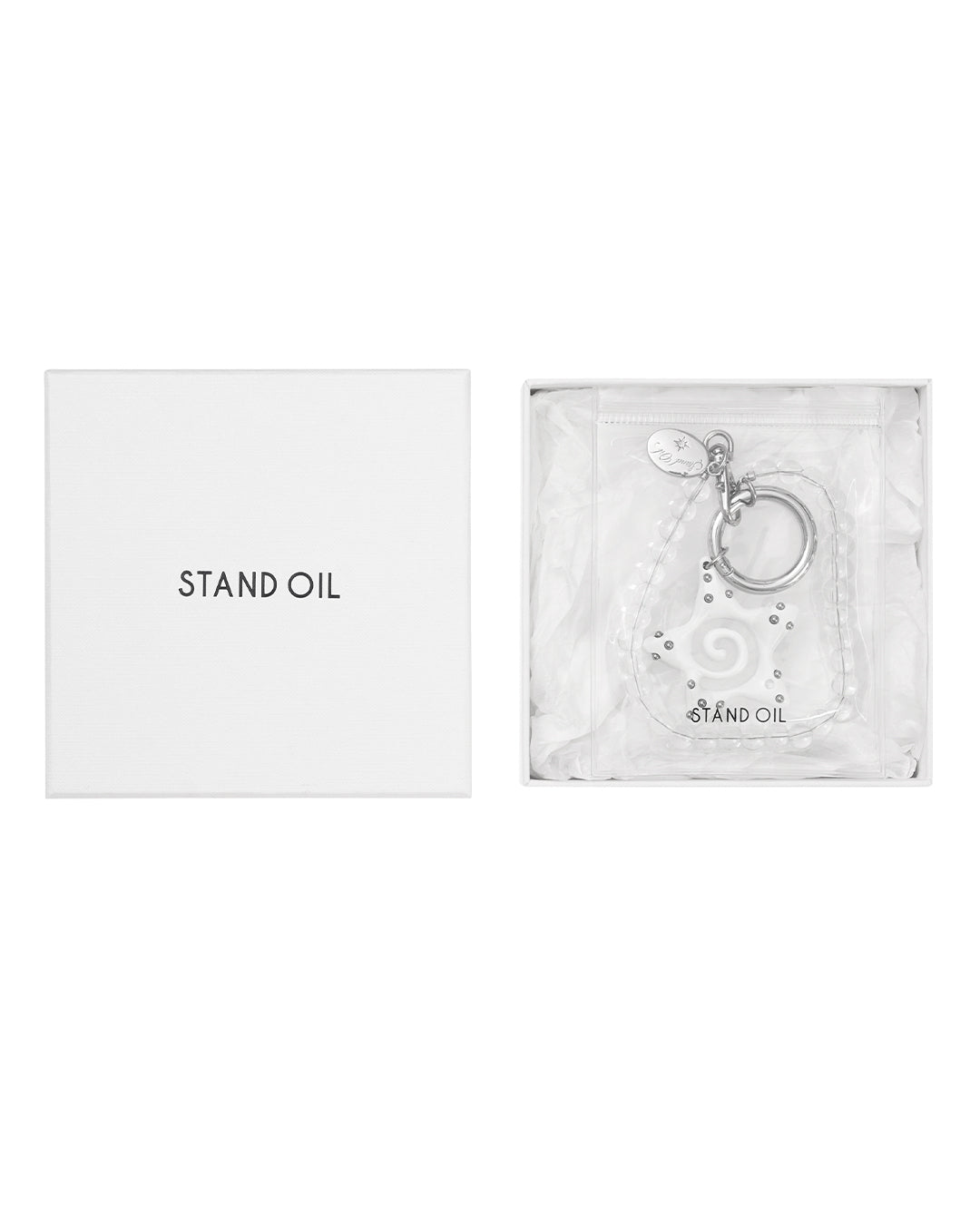 Dot Star Keyring · ドットスターキーリング (シルバー)