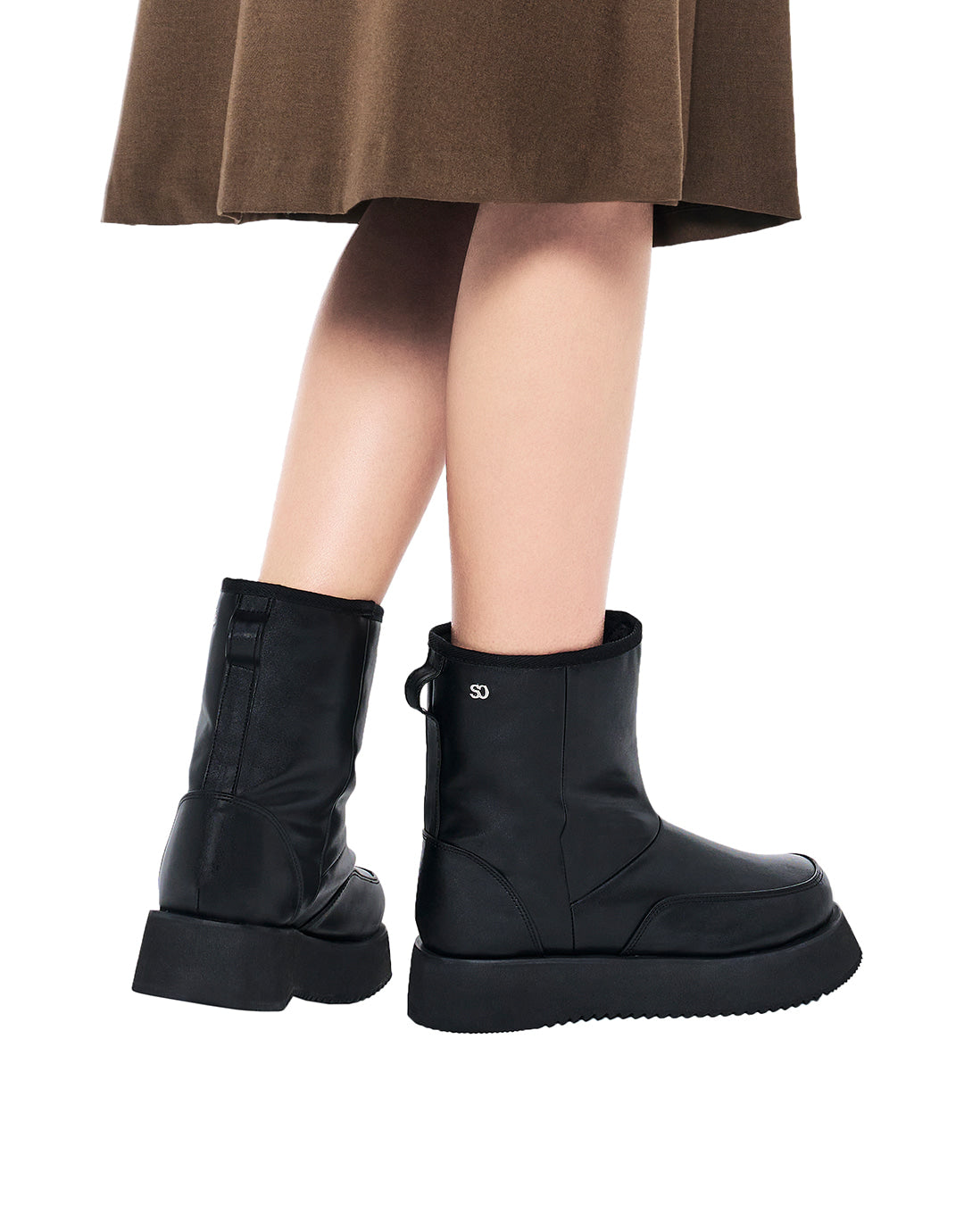 Hatched Winter Boots · ヘチッドウィンターブーツ (ブラック)