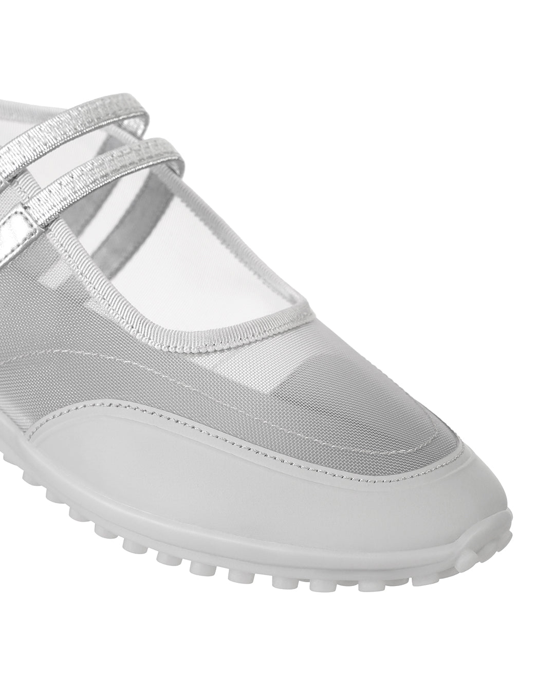 Strap Mary Jane Sneakers · ストラップ メリージェーンスニーカー (メッシュシルバー)