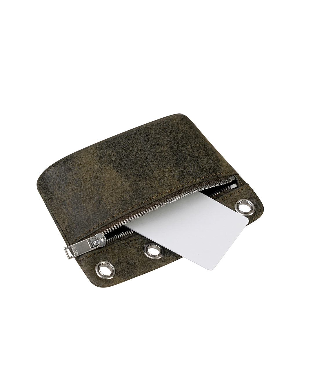 Loop Eyelet Pouch・ループアイレットポーチ（ウォッシュドブラウン）