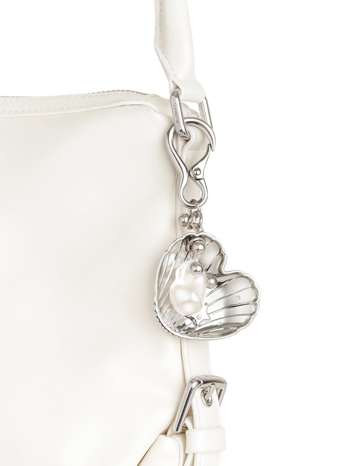 Heart Shell Keyring · ハートシェルキーリング（シルバー）