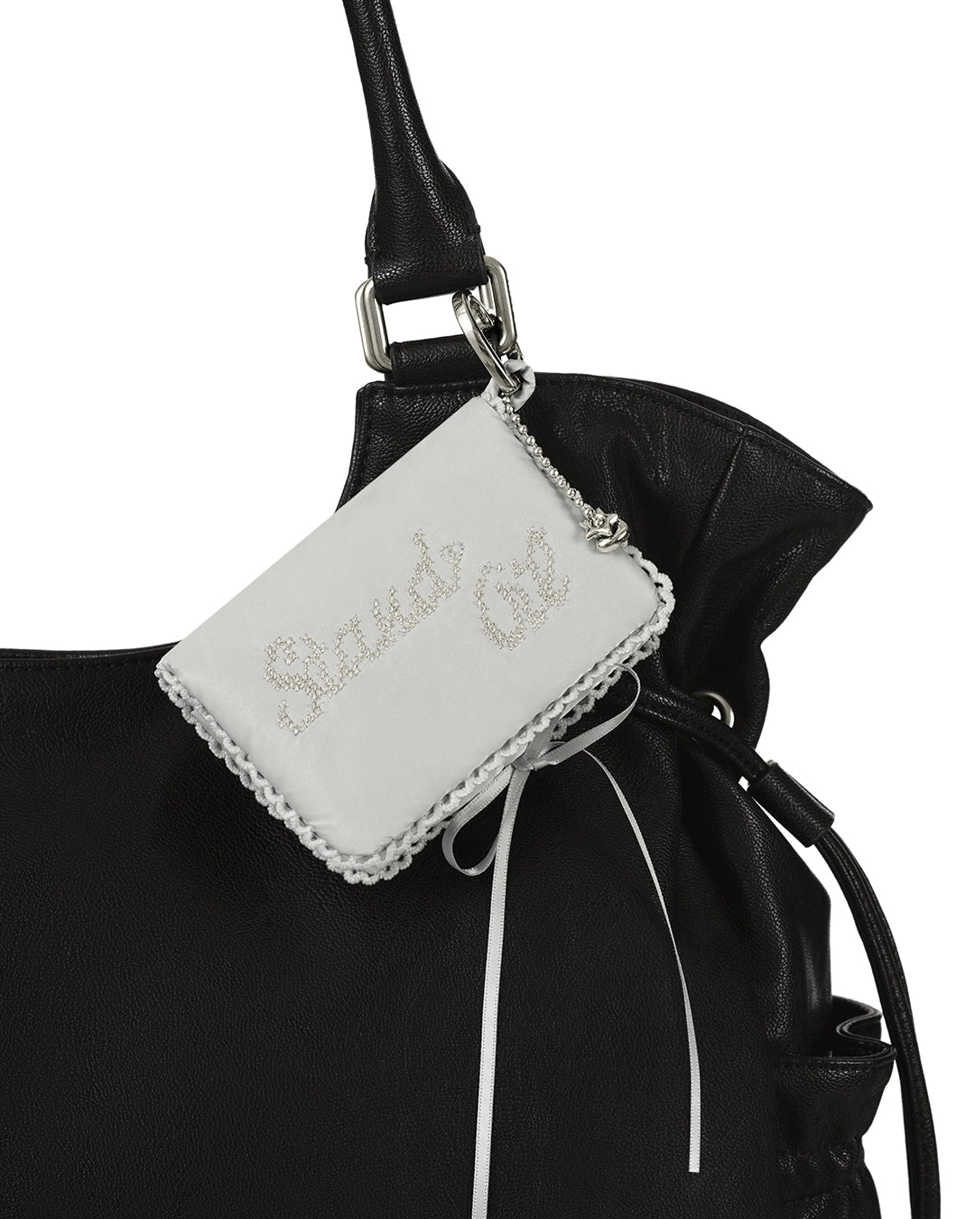 Memory Fluffy Keyring ・ メモリーフラッフィーキーリング (シルバー)