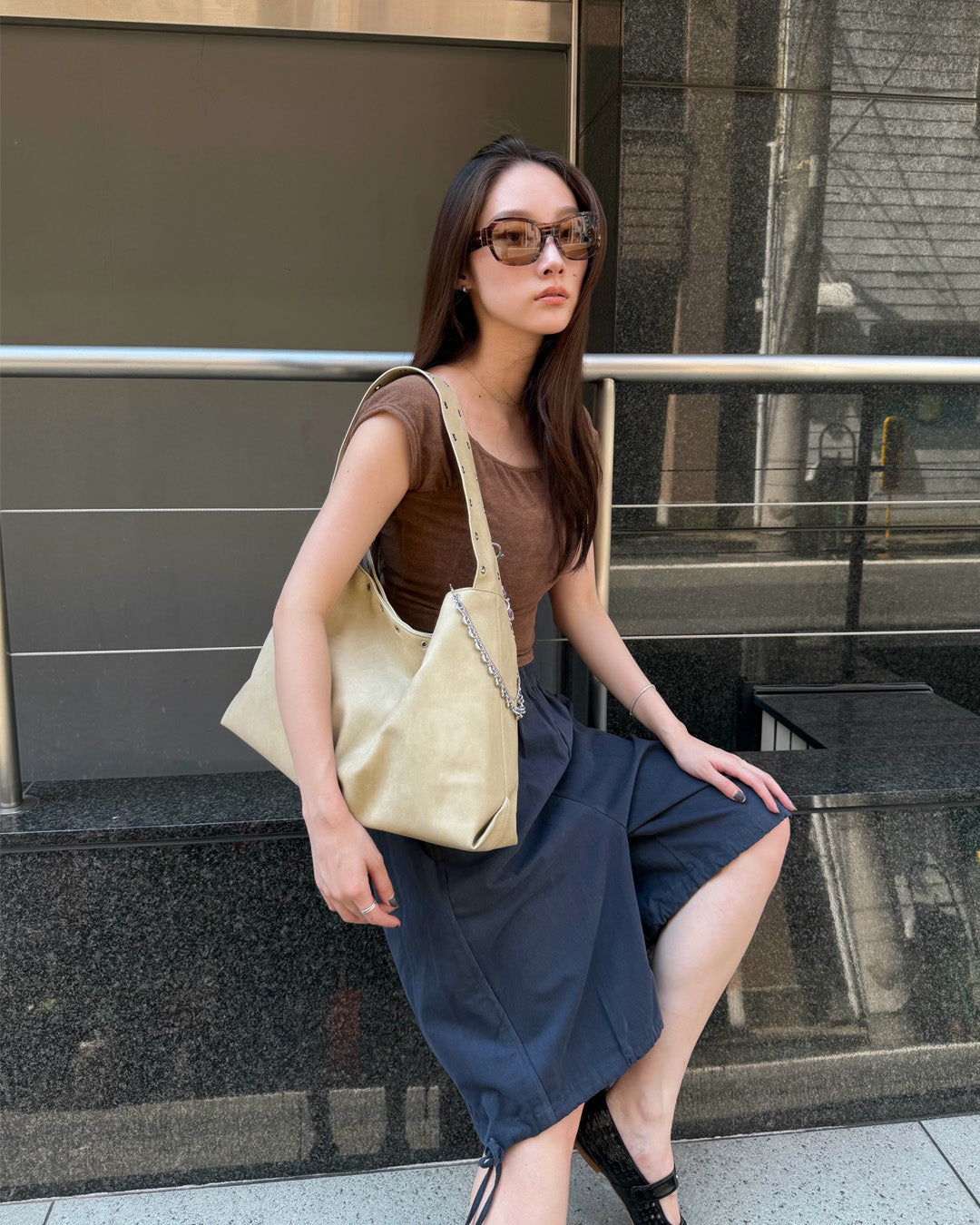 Mingle Bag · ミングルバッグ (サンド) – Stand Oil Japan