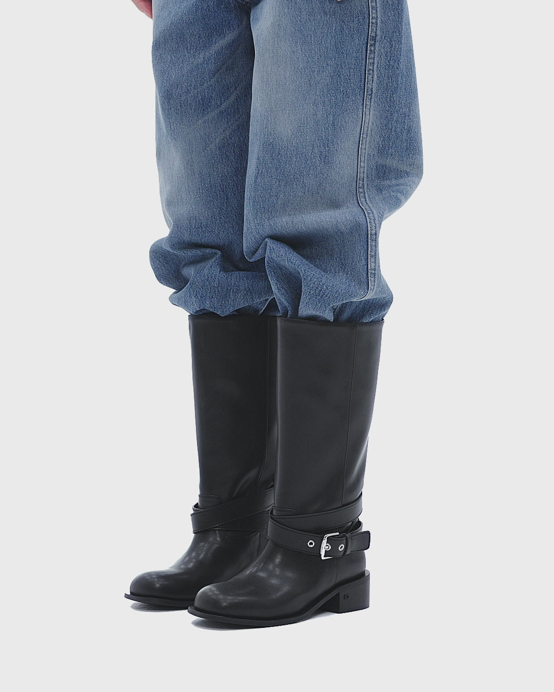 Belted Two Way Boots ・ ベルテッドツーウェーブーツ (ブラック