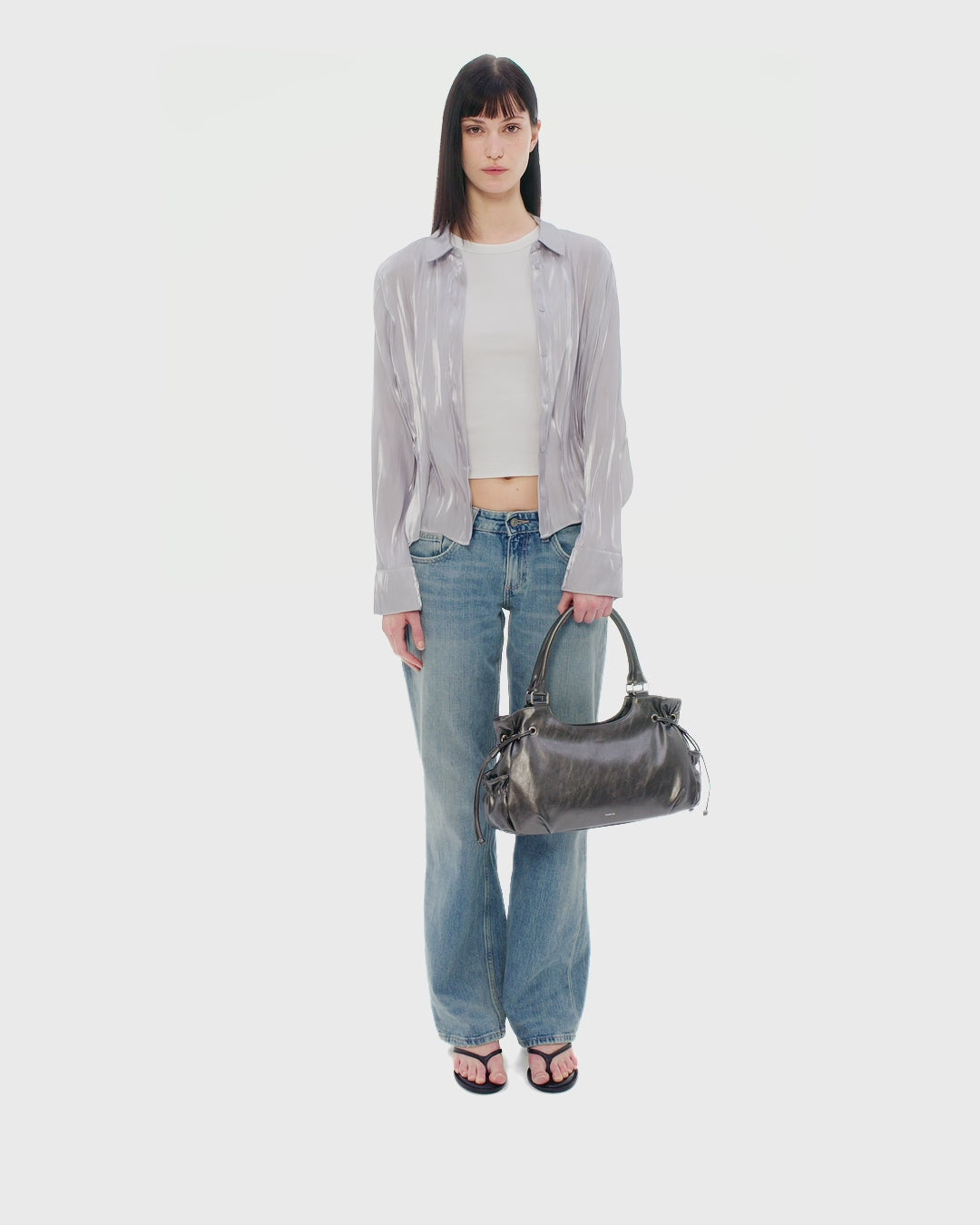 Breezy Bag Mini · ブリージーバッグミニ (メタリックグレー) – Stand